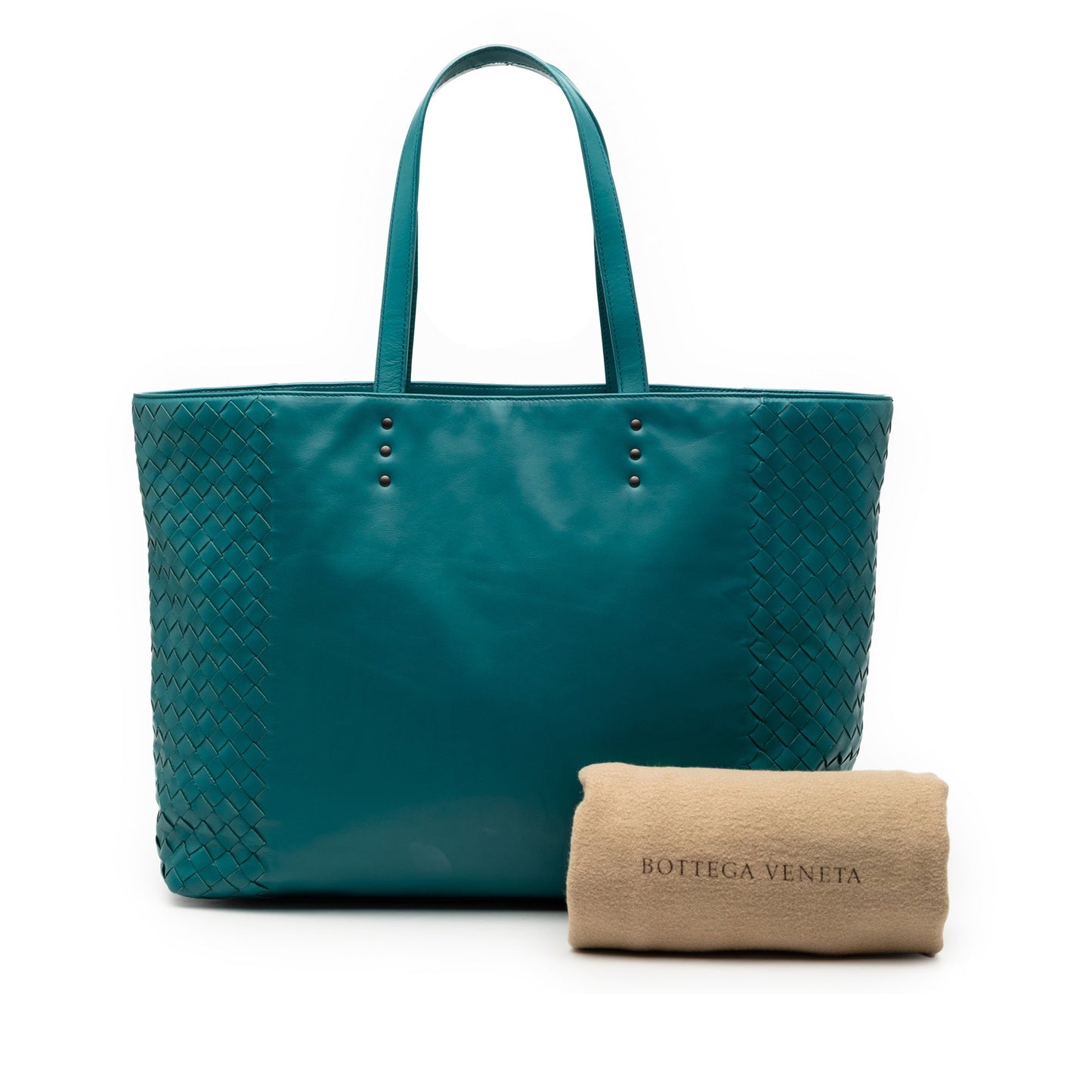 Bottega Veneta Intrecciato Trimmed Nappa Tote