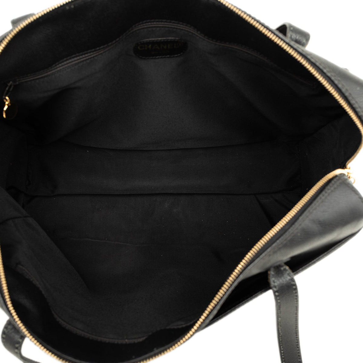 Chanel Calfskin Shoulder Bag — Black