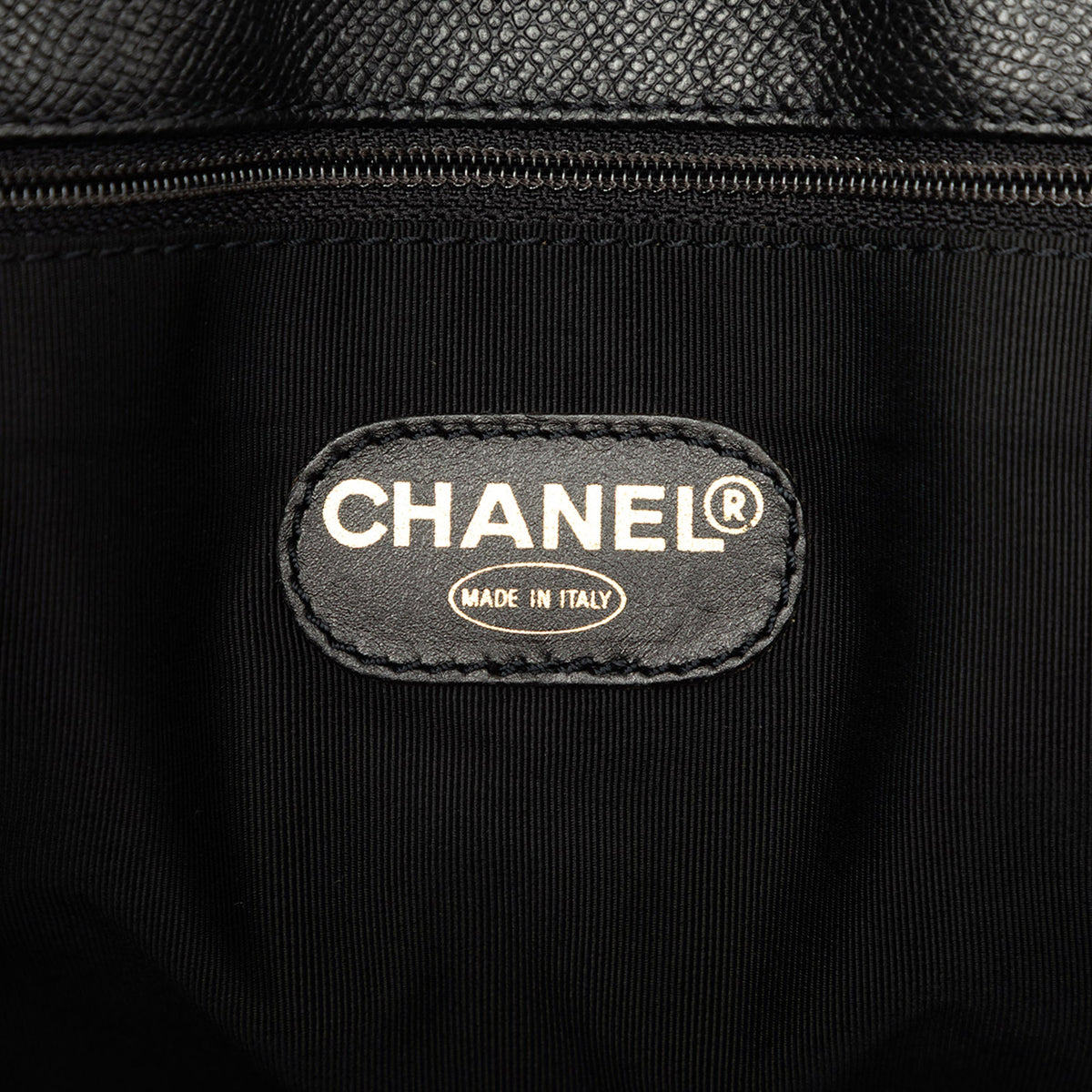 Chanel Calfskin Shoulder Bag — Black