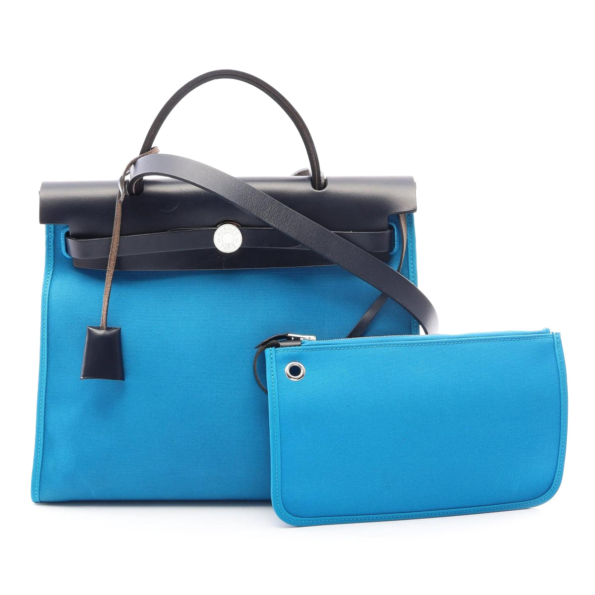 Hermès Toile Herbag Zip 31 — Blue
