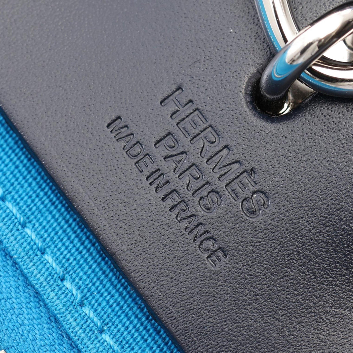 Hermès Toile Herbag Zip 31 — Blue