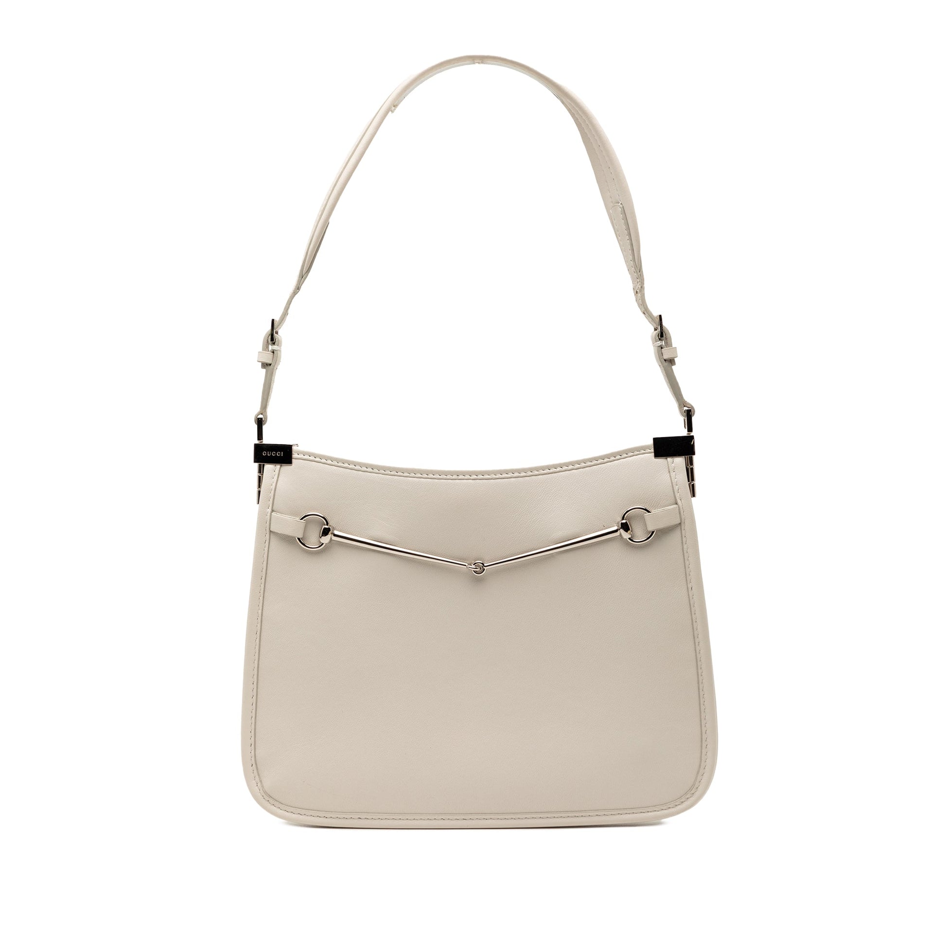 Gucci Small Calfskin Slim Horsebit Shoulder Bag