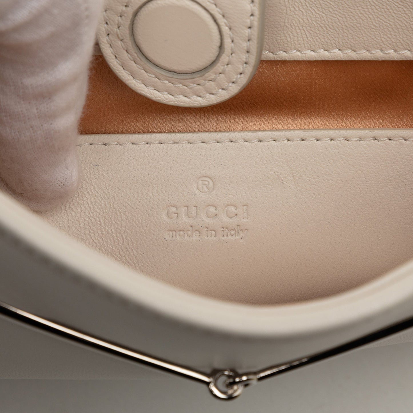 Gucci Small Calfskin Slim Horsebit Shoulder Bag