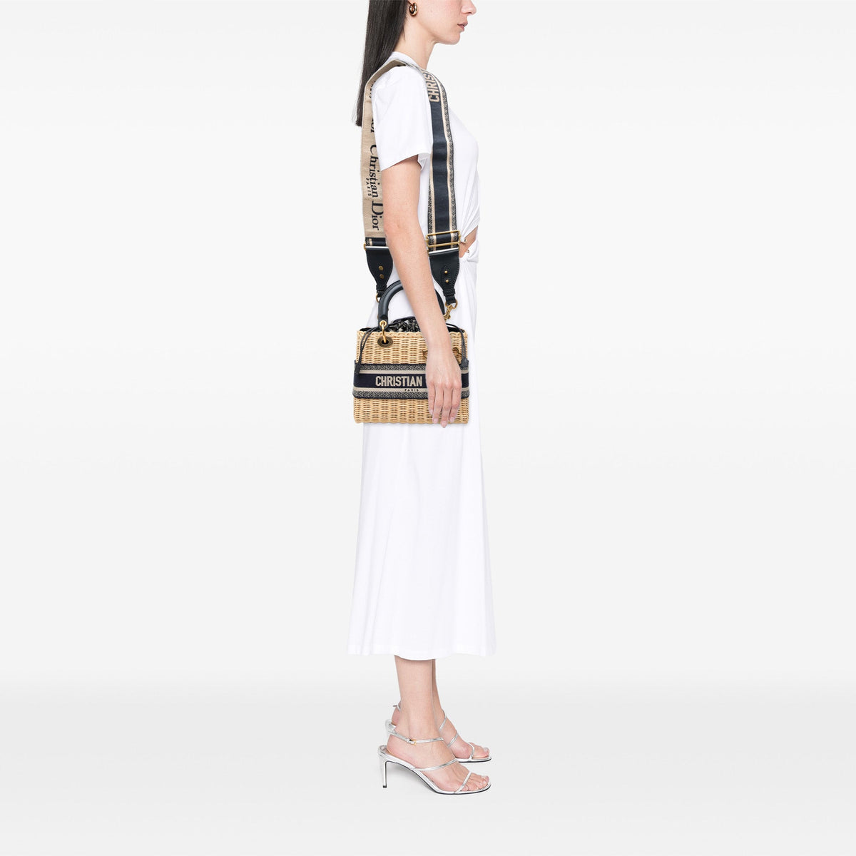 Dior Medium Wicker Oblique Lady Dior