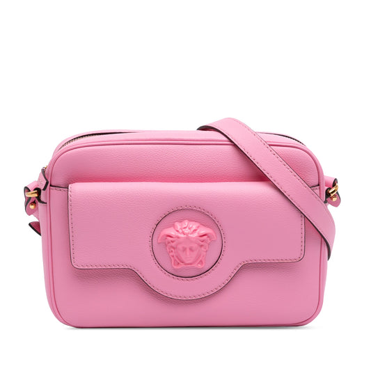 Versace Grained Calfskin La Medusa Crossbody
