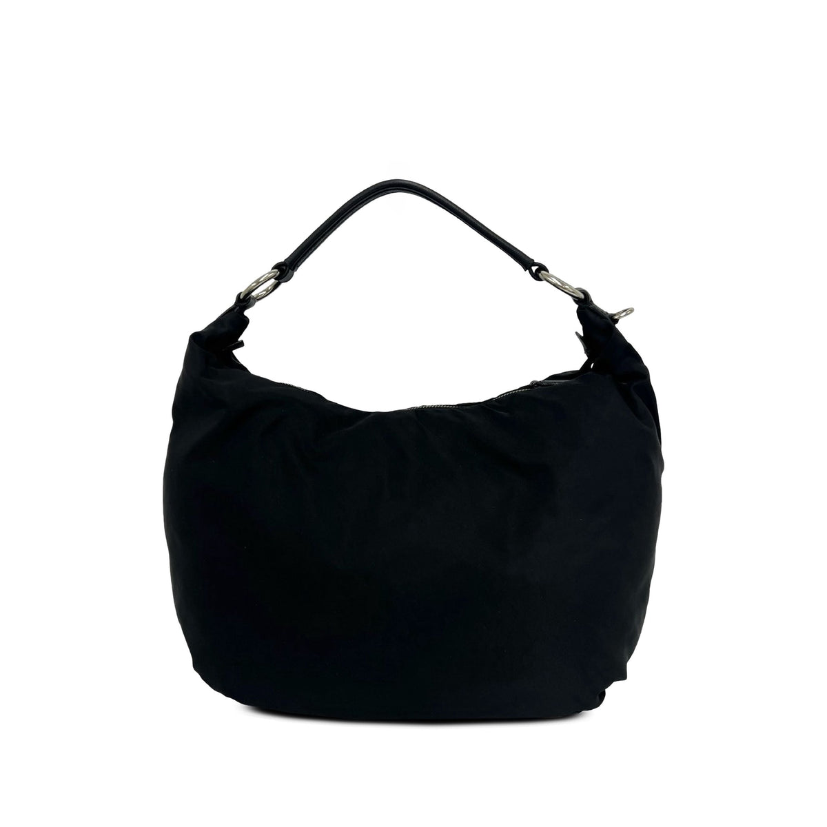 Prada Tessuto Hobo Bag — Black