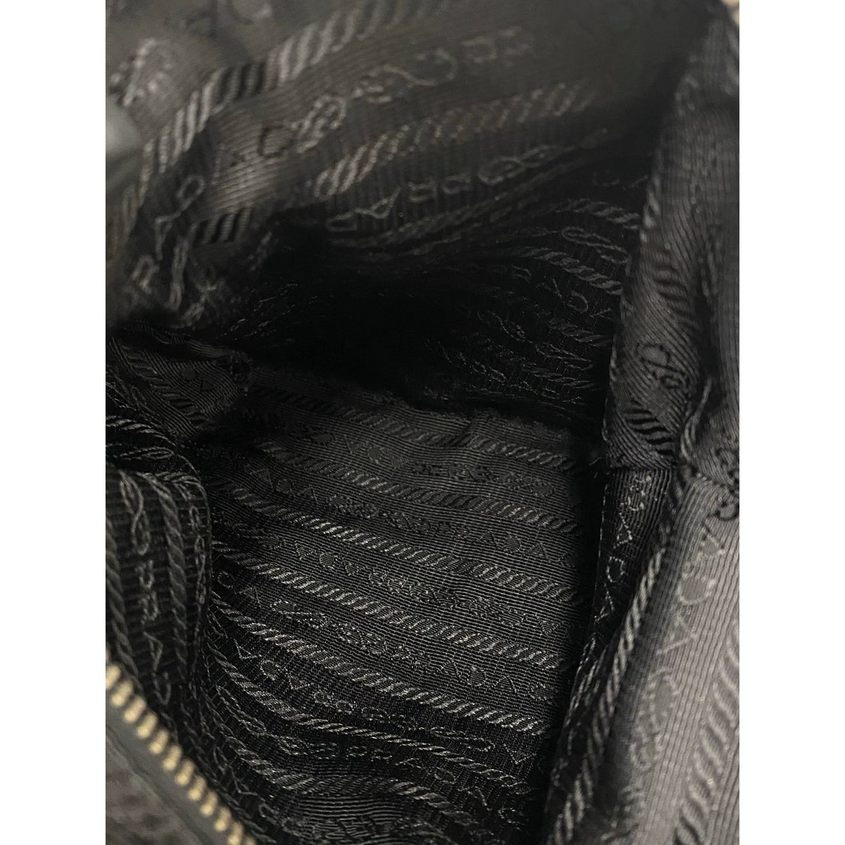 Prada Tessuto Hobo Bag — Black