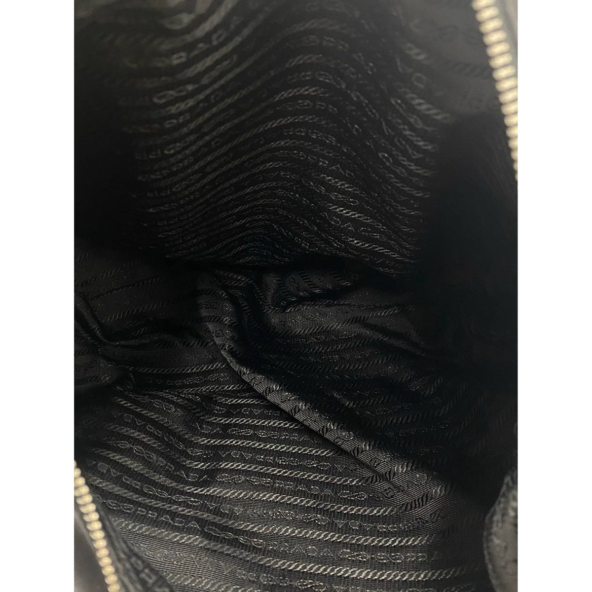 Prada Tessuto Hobo Bag — Black
