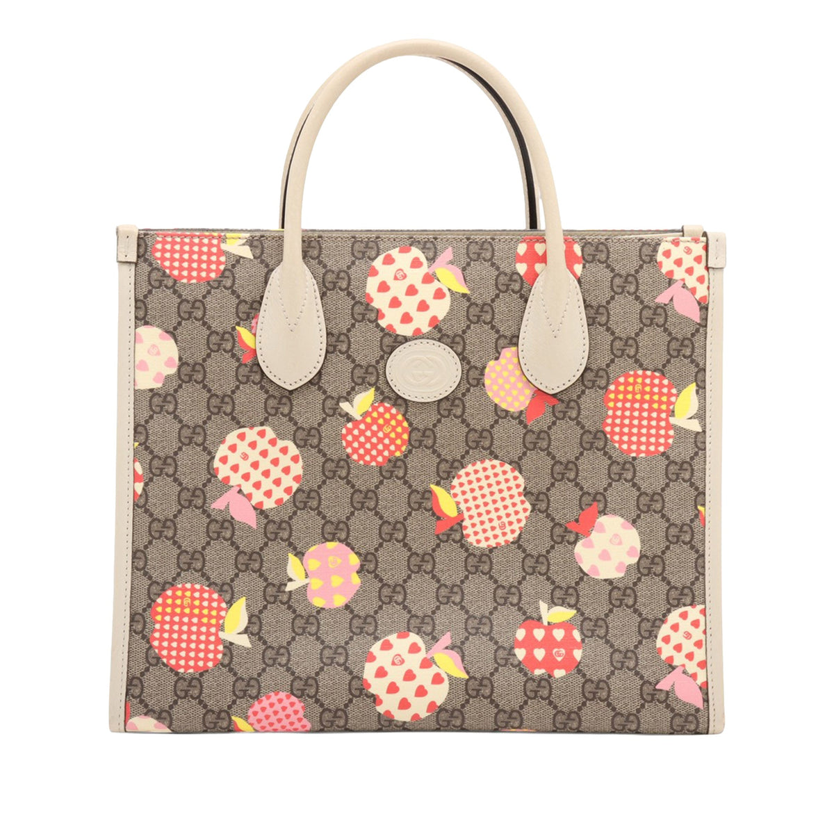Gucci Small GG Supreme Les Pommes Tote