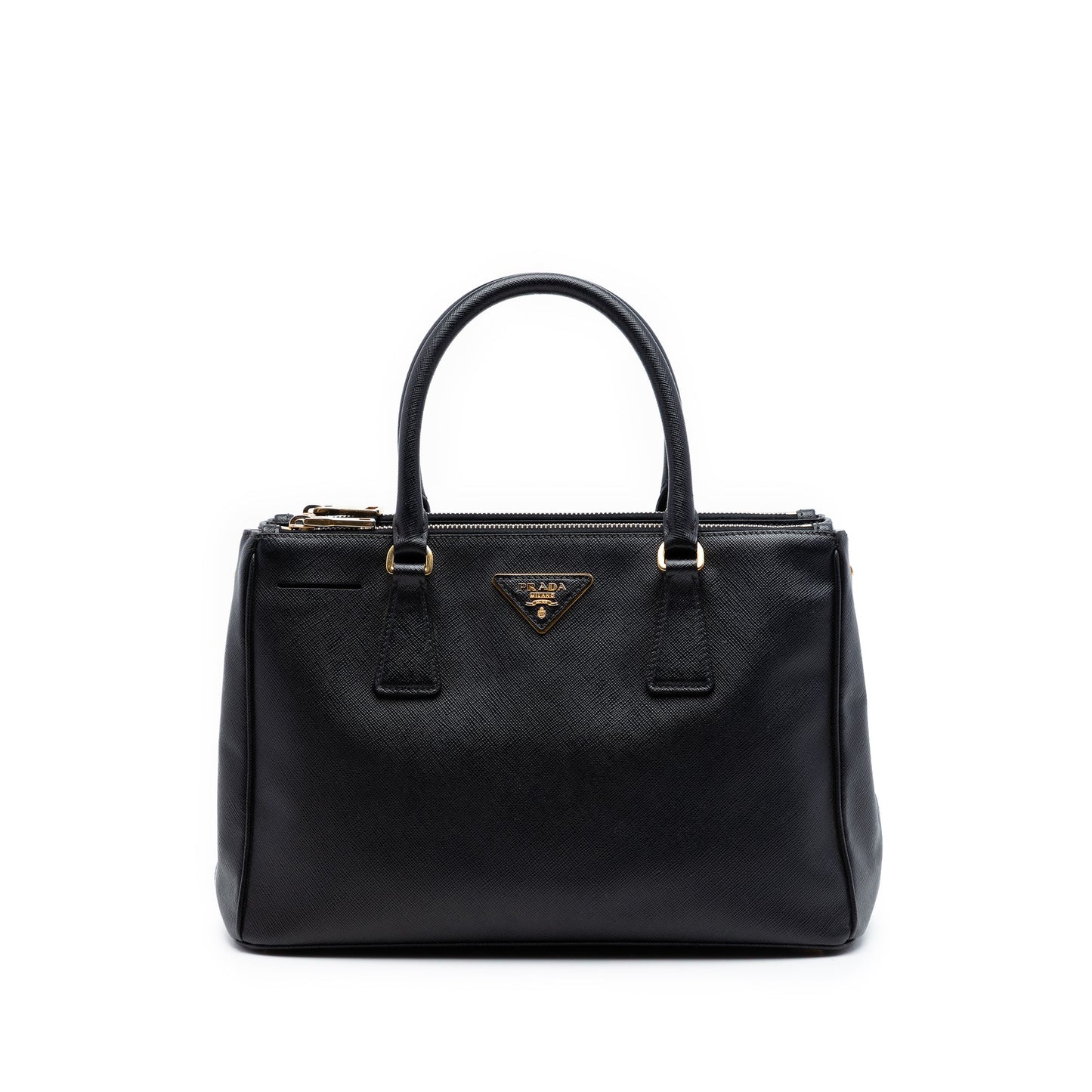 Prada Small Saffiano Lux Galleria Double Zip Satchel