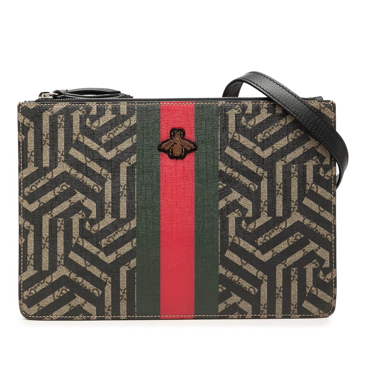 Gucci GG Supreme Caleido Web Bee Crossbody