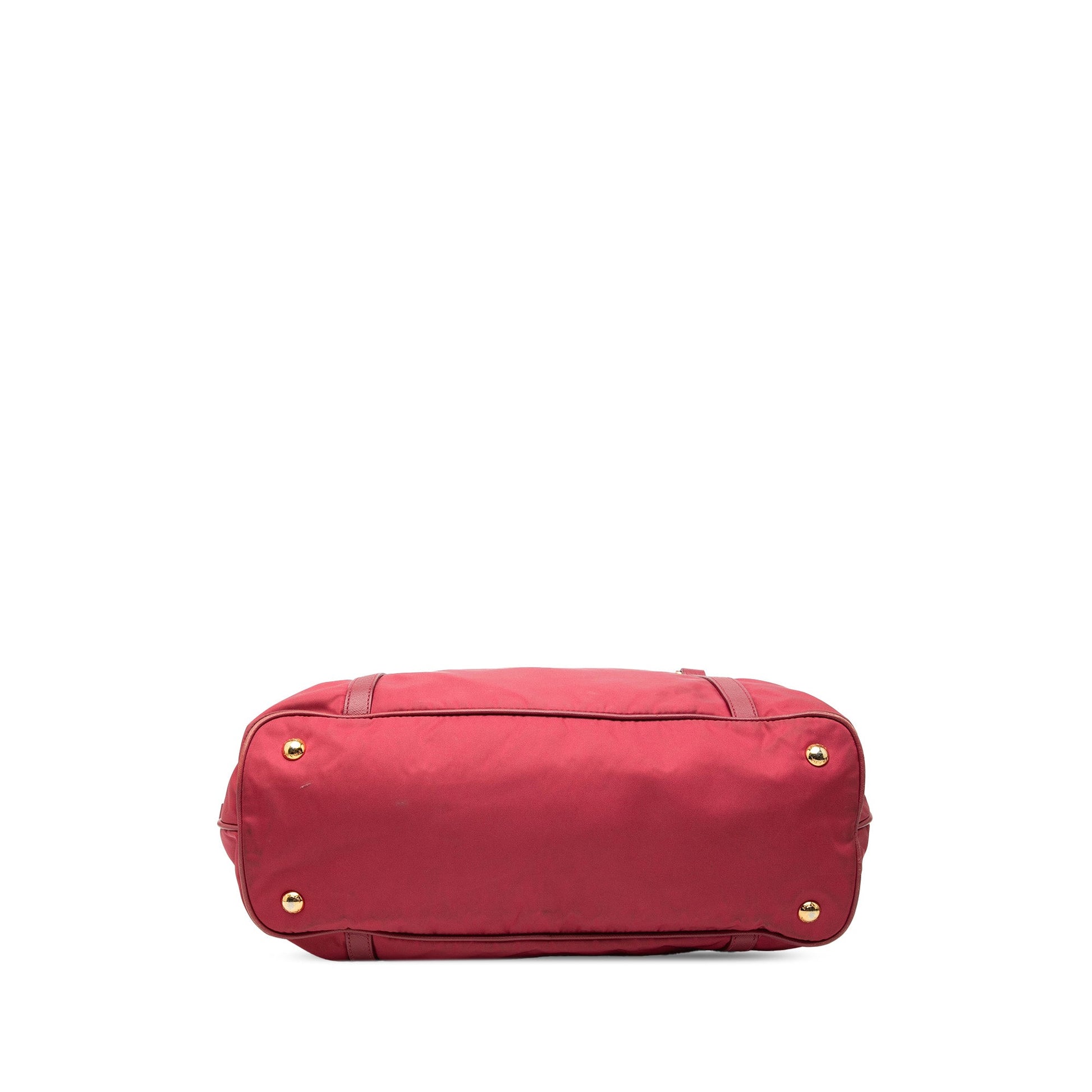 Saffiano Trimmed Tessuto Zip Top Convertible Tote