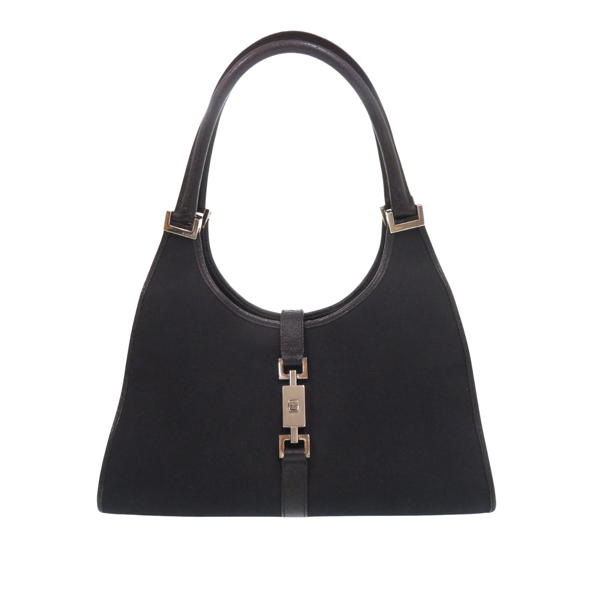 Gucci Canvas Jackie Bardot Shoulder Bag
