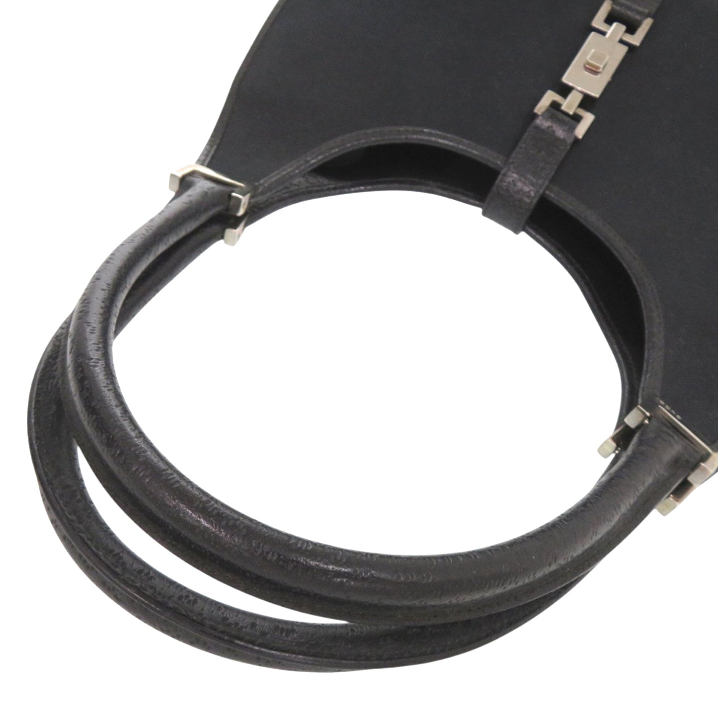 Gucci Canvas Jackie Bardot Shoulder Bag
