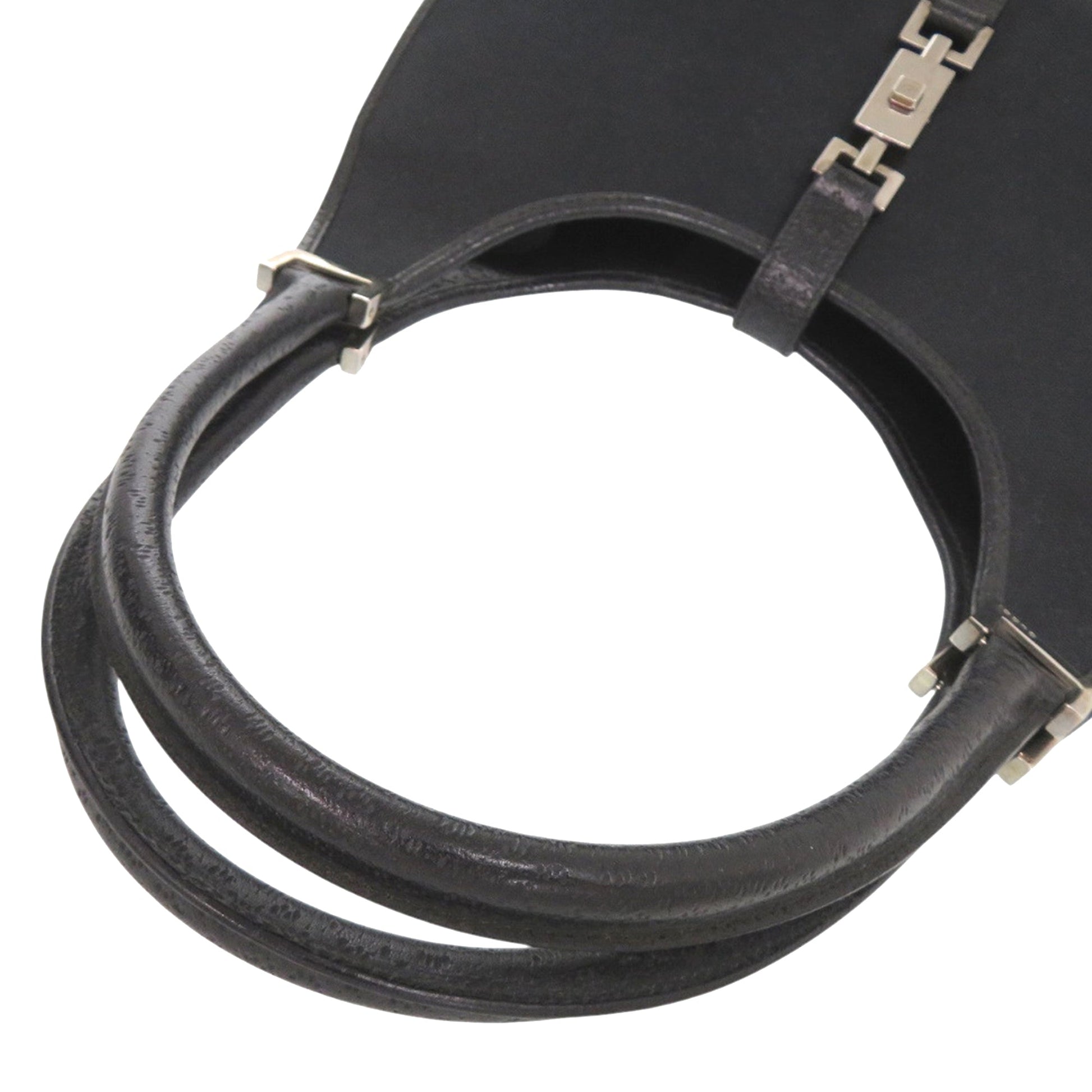 Gucci Canvas Jackie Bardot Shoulder Bag