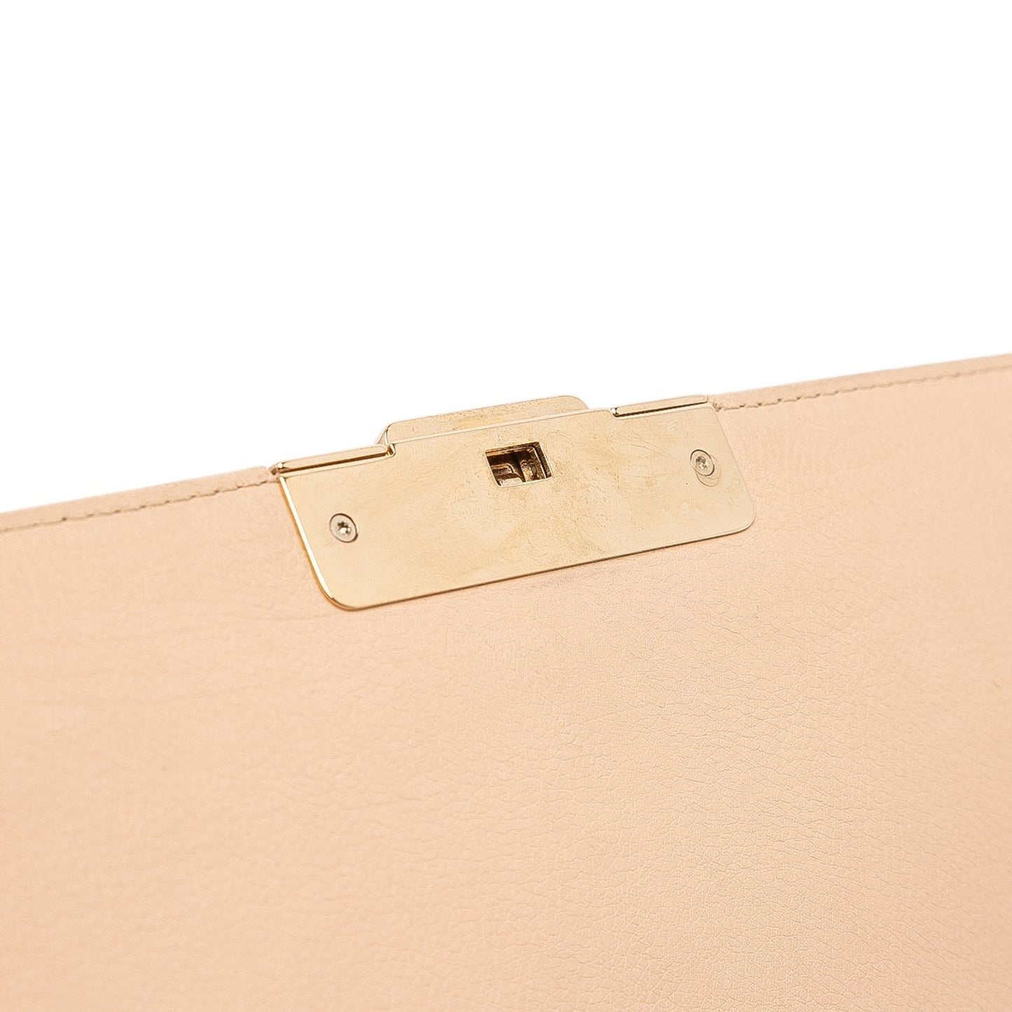 Chanel Medium Quilted Calfskin Label Click Flap
