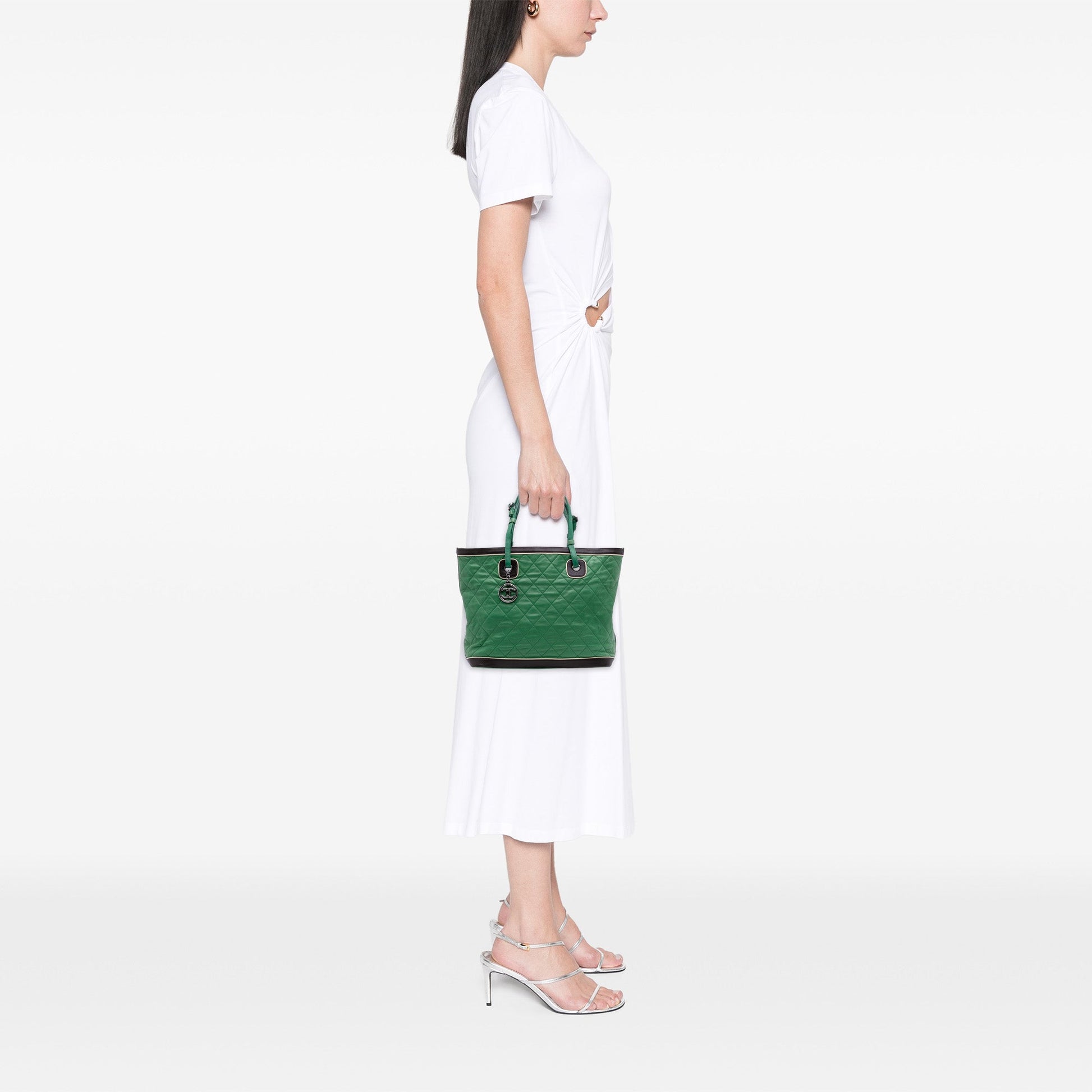Chanel Large Quilted Lambskin Country Club Tote