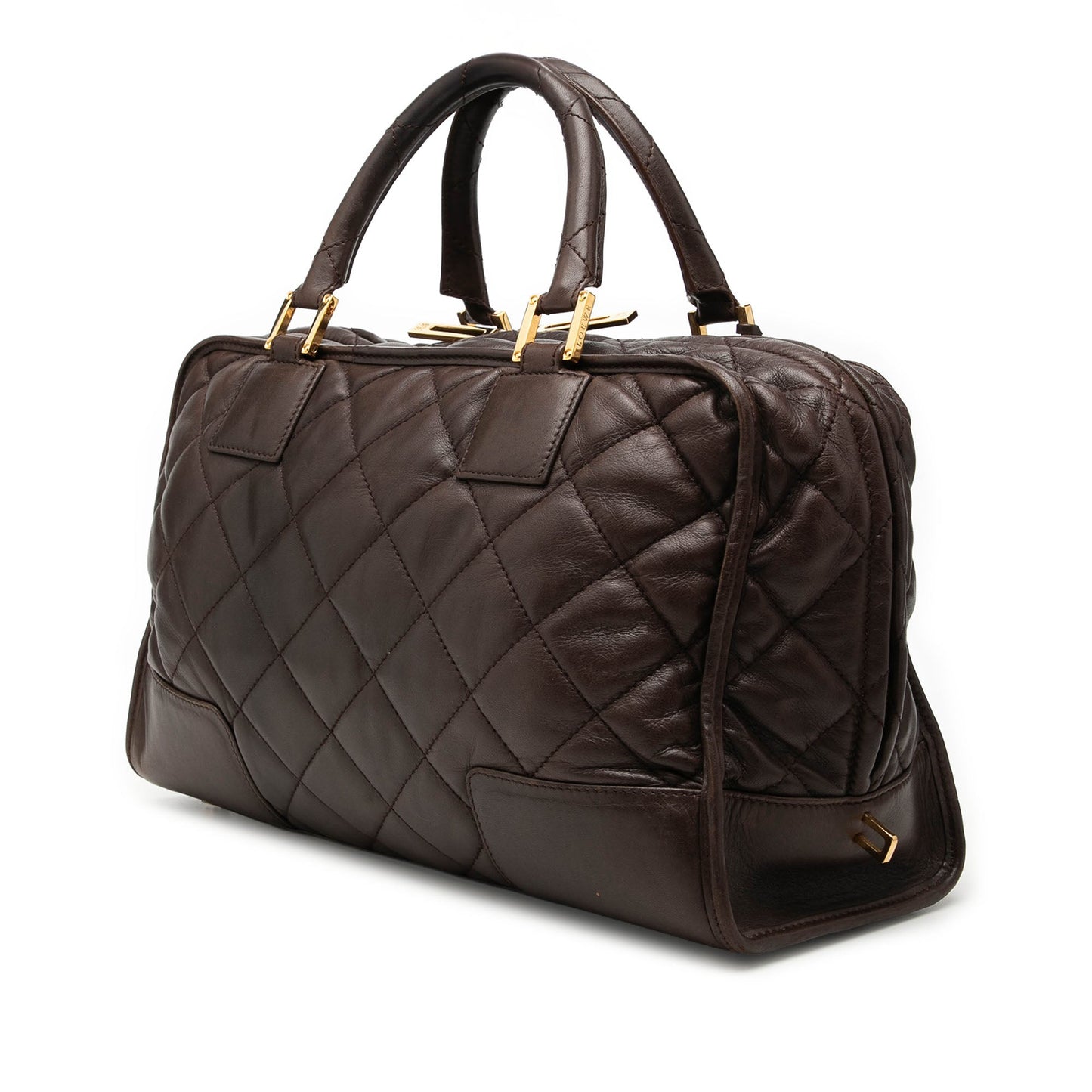 LOEWE Quilted Leather Amazona 36