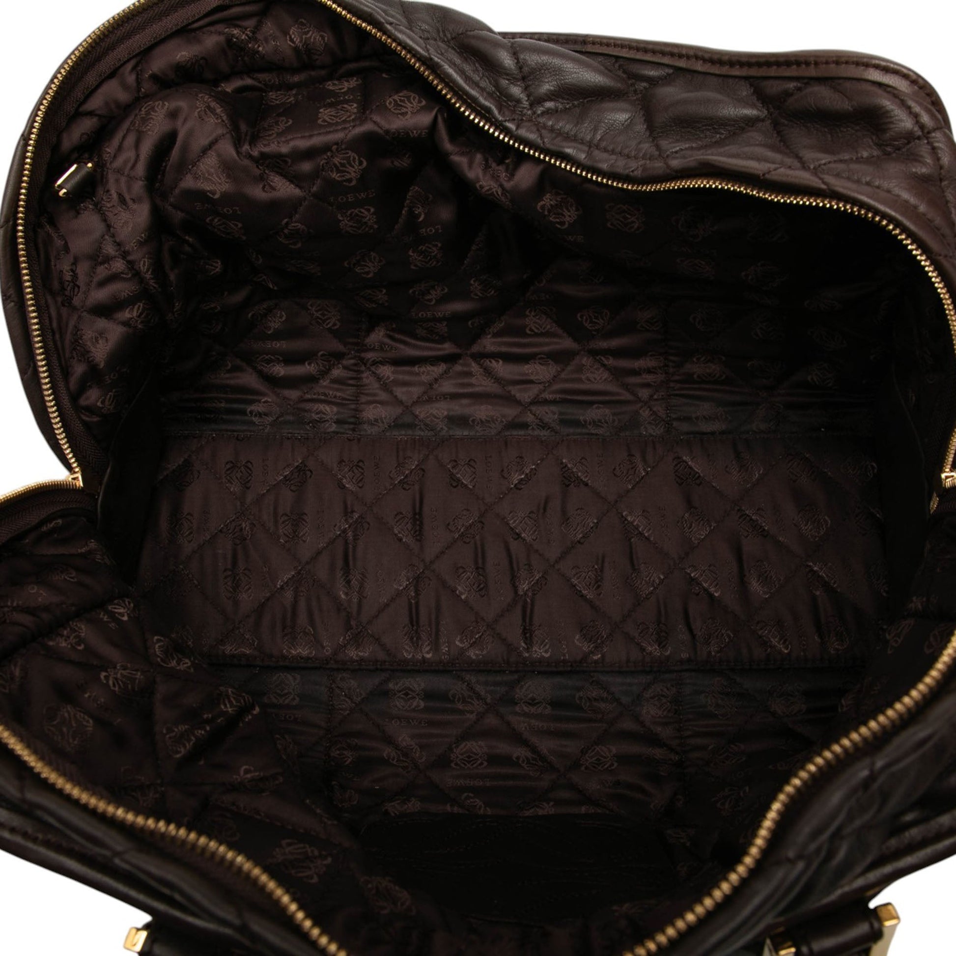 LOEWE Quilted Leather Amazona 36