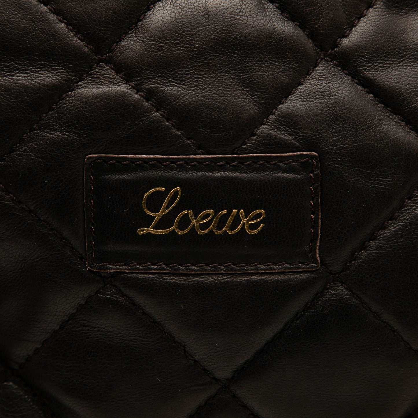 LOEWE Quilted Leather Amazona 36