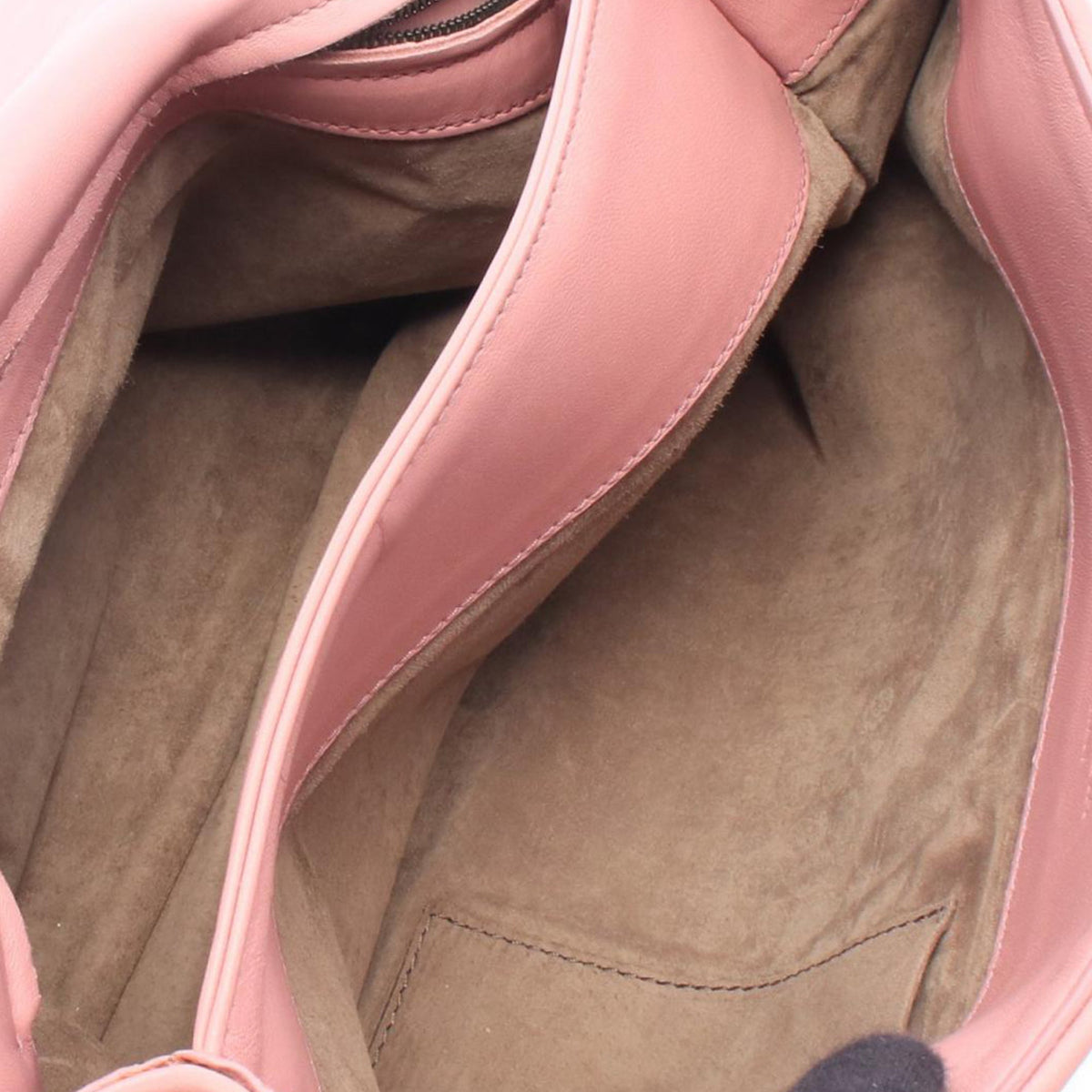 Bottega Veneta Small Nappa Intrecciato Olimpia Shoulder Bag — Pink