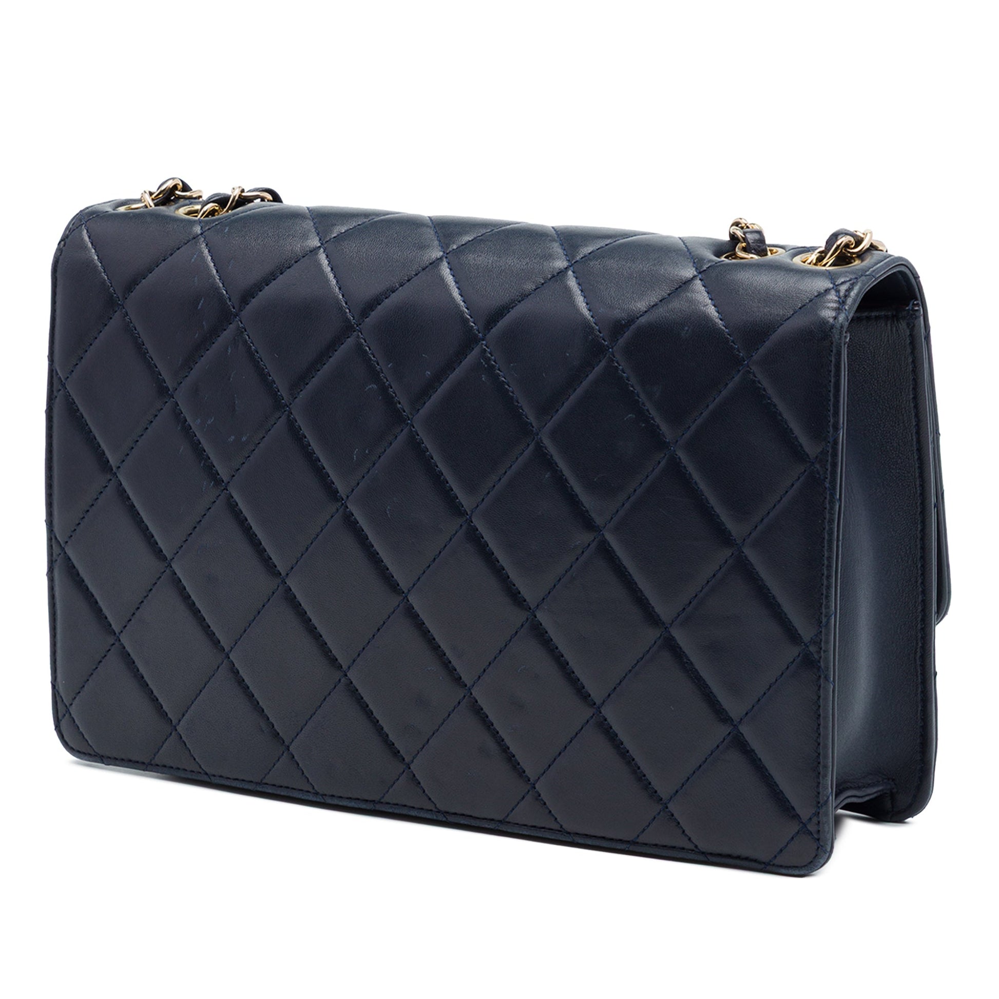 Chanel Quilted Lambskin Golden Class Flap