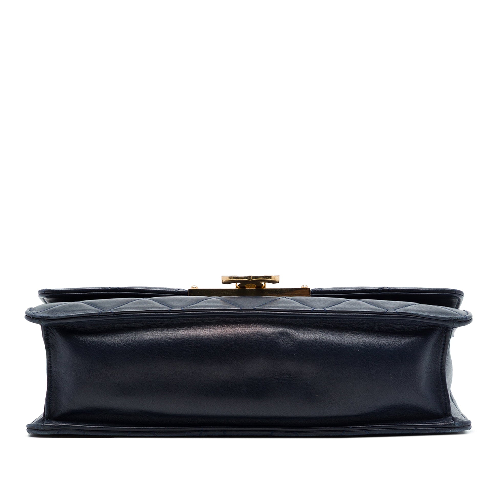 Chanel Quilted Lambskin Golden Class Flap