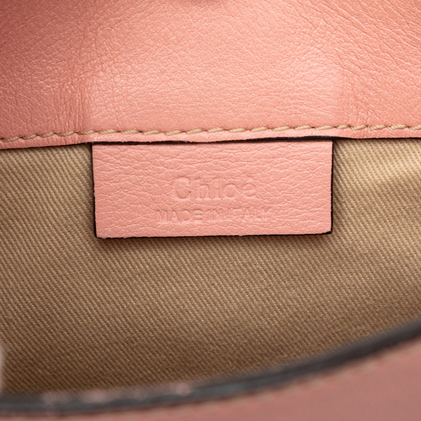 Chloé Mini Calfskin and Suede Faye Backpack