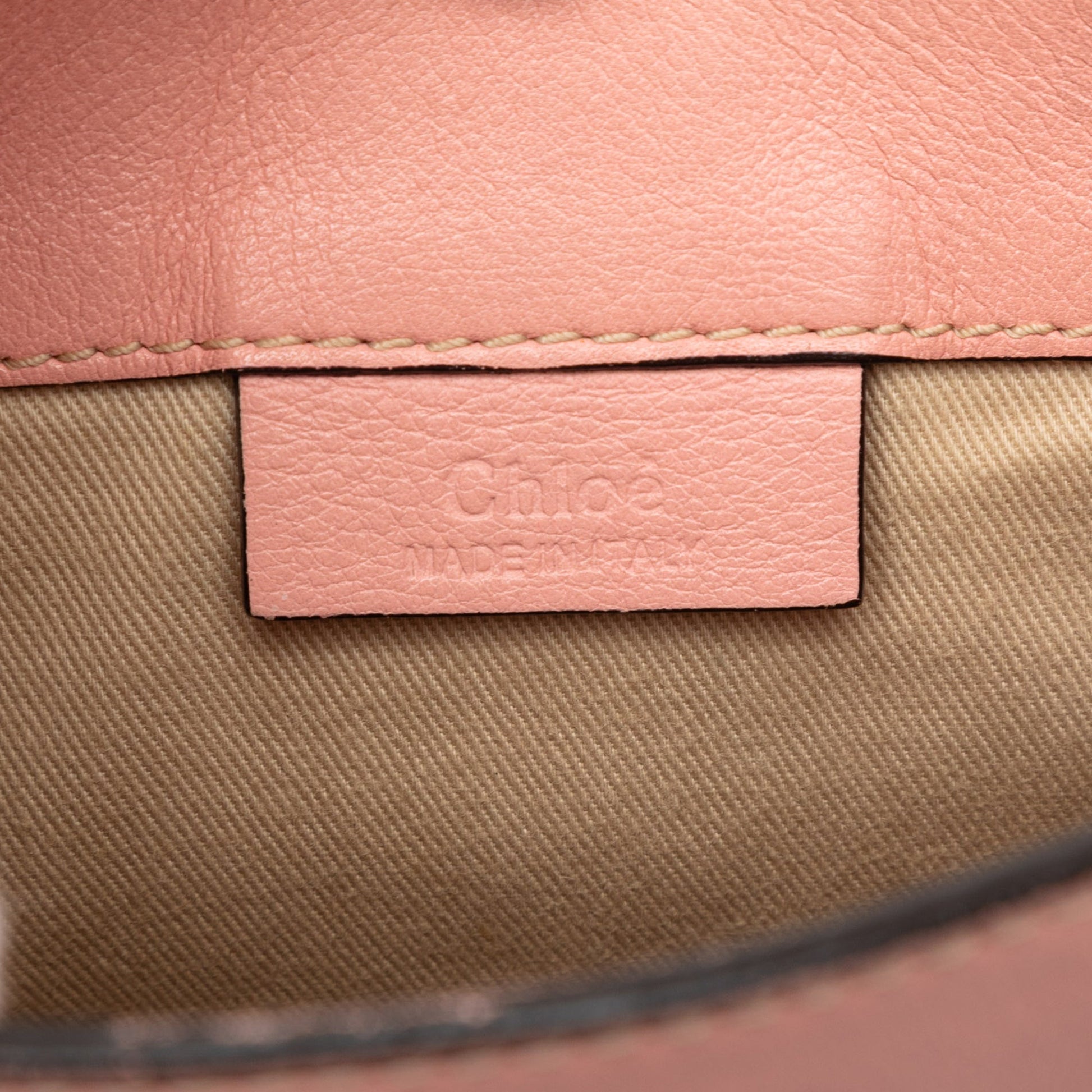 Chloé Mini Calfskin and Suede Faye Backpack
