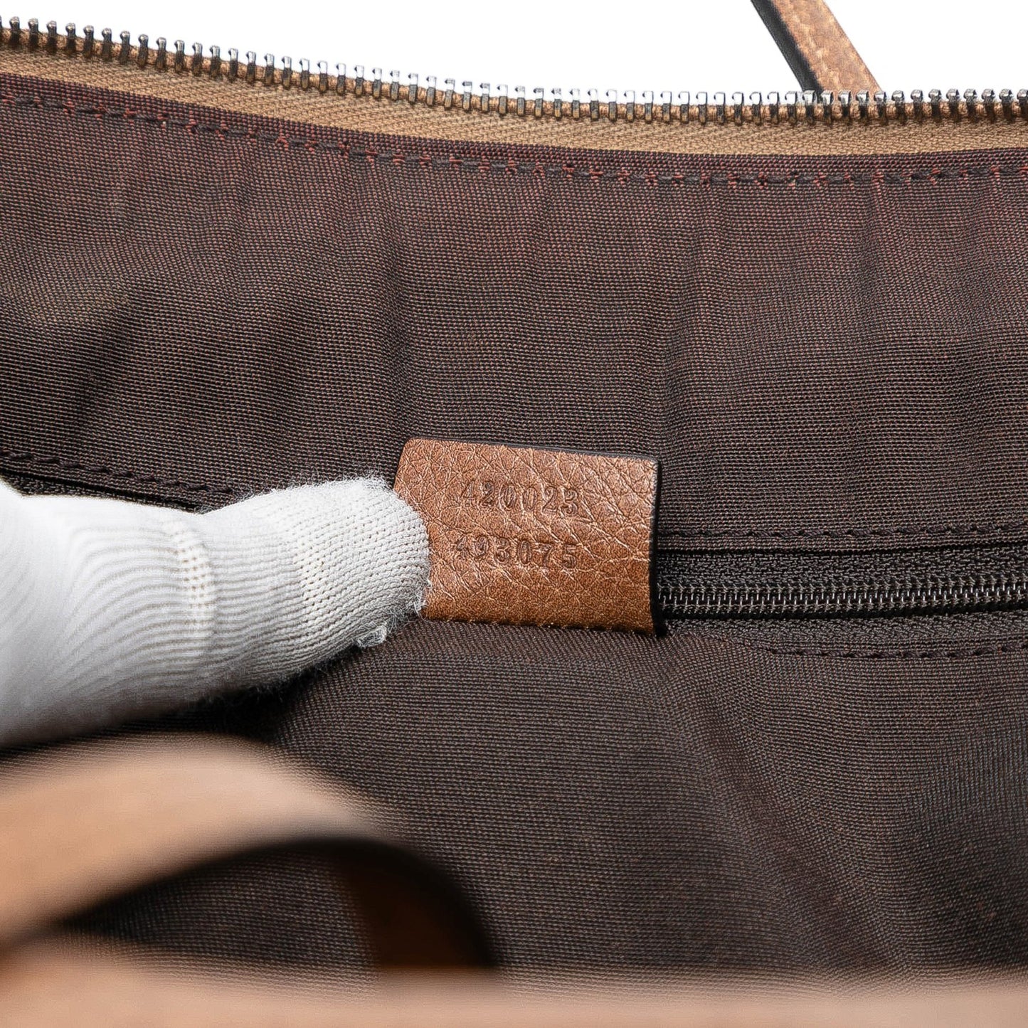 Gucci Medium Leather Web Dome Satchel