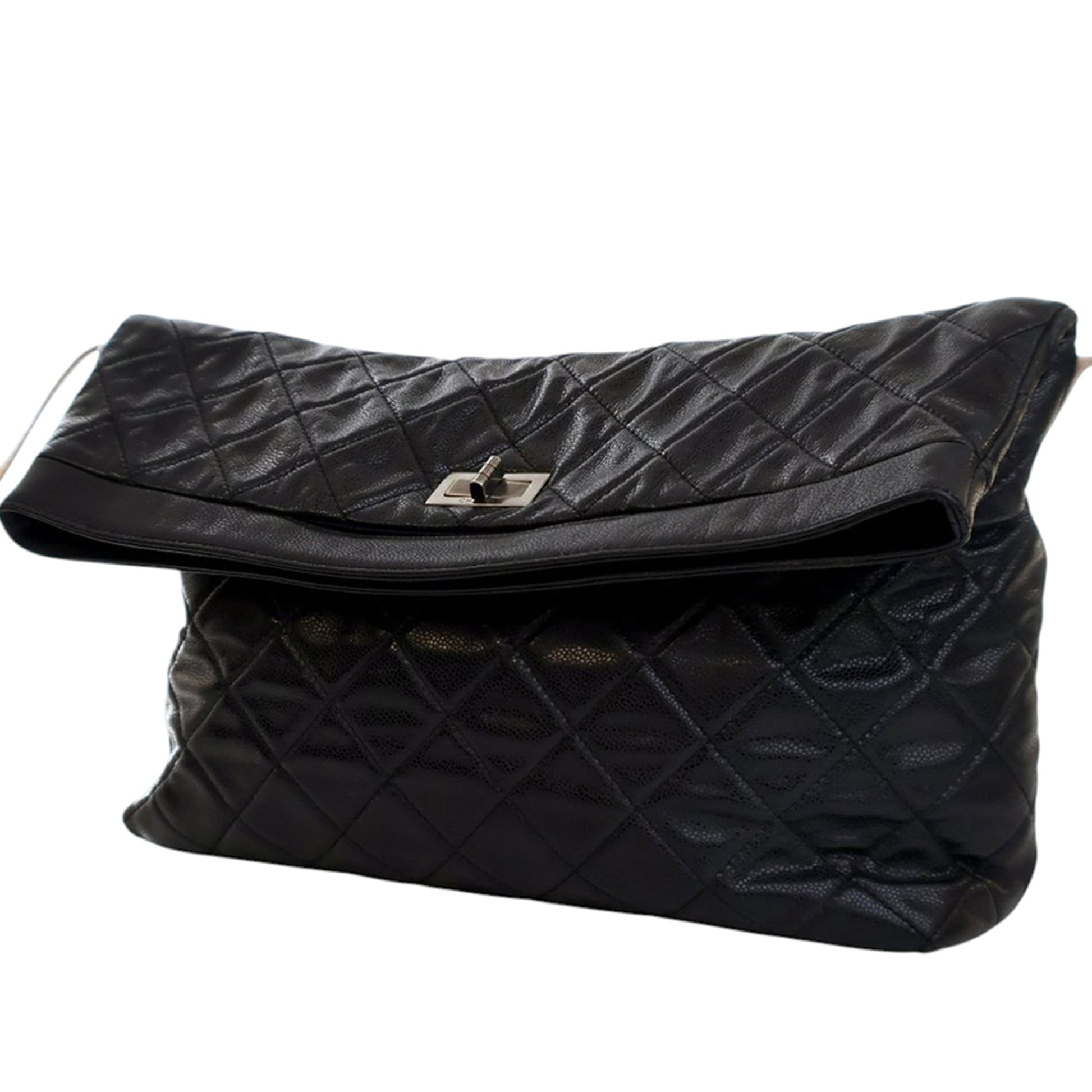 Chanel Reissue Quilted Caviar Messenger Flap