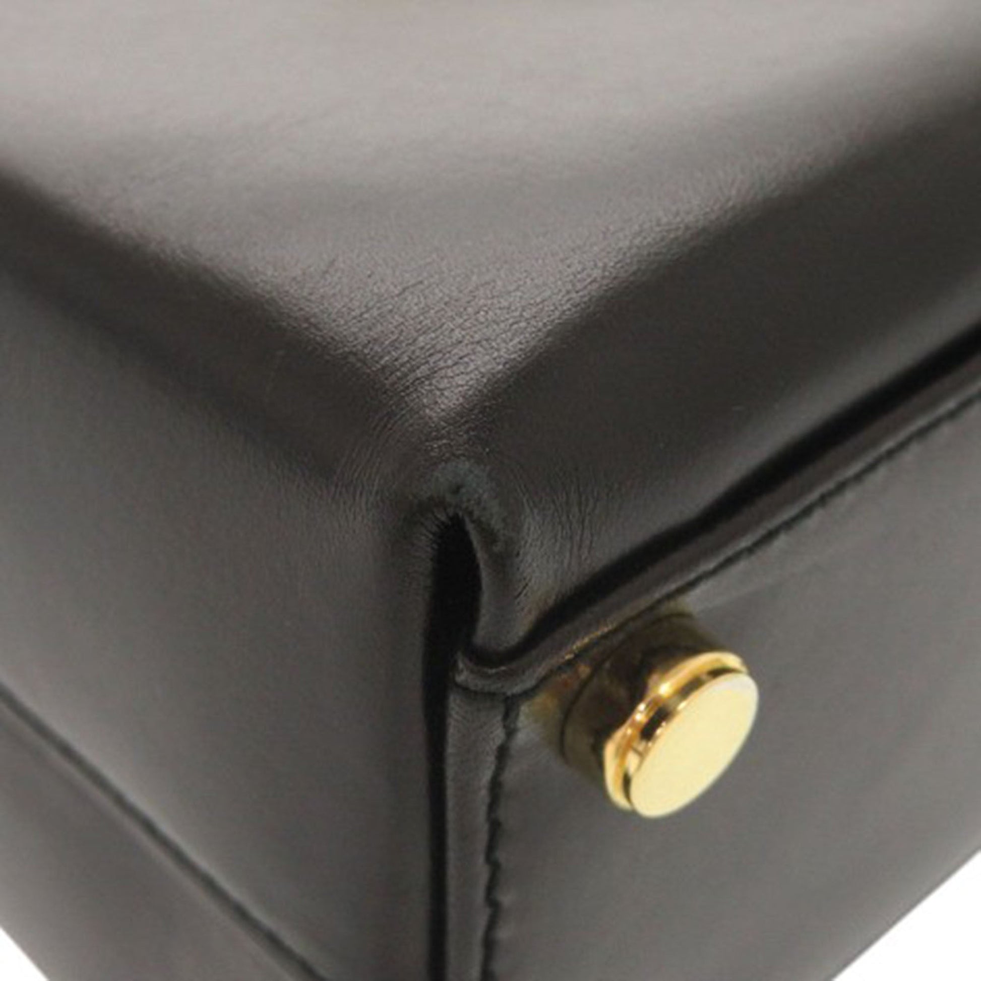Ferragamo Leather Gancini Top Handle Bag