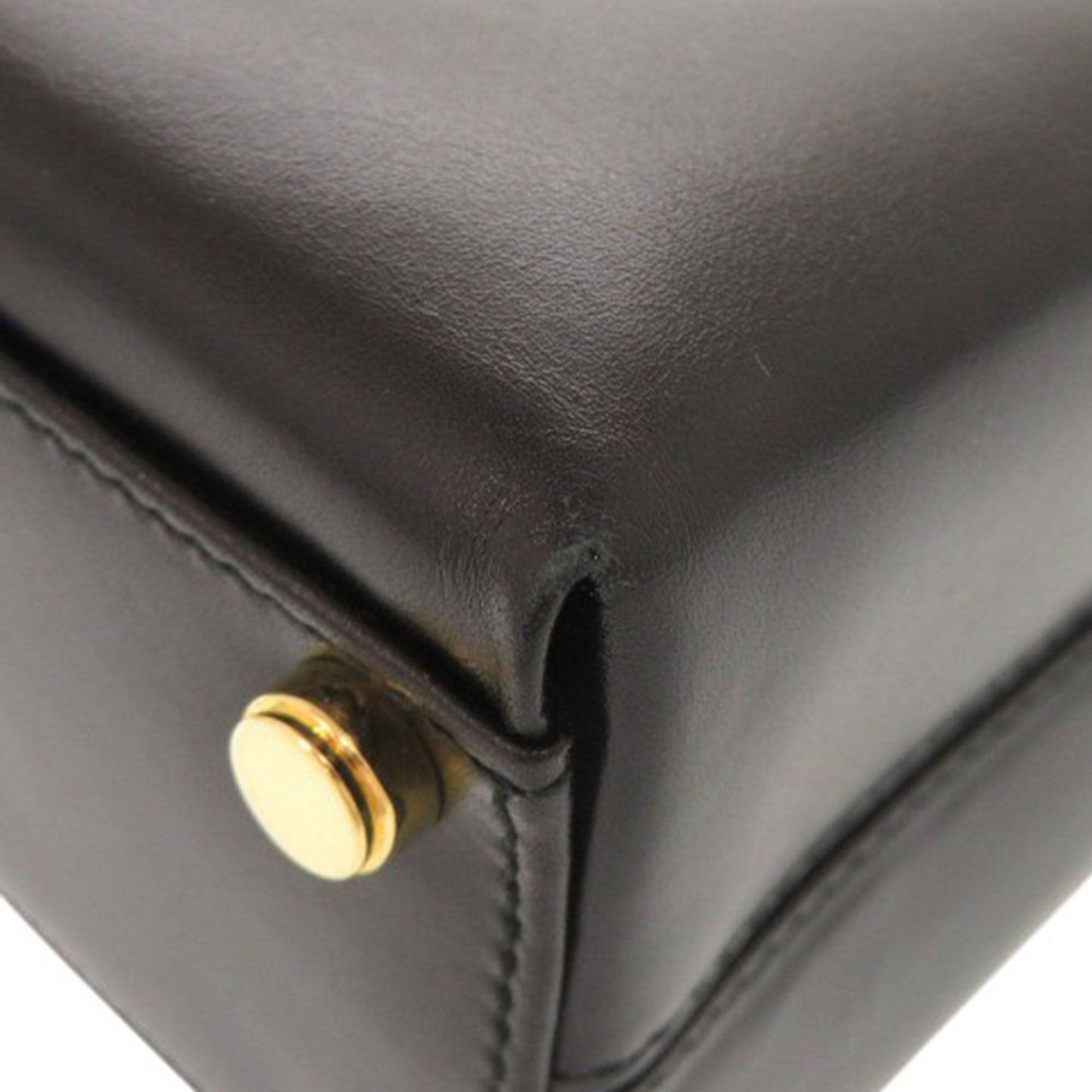 Ferragamo Leather Gancini Top Handle Bag