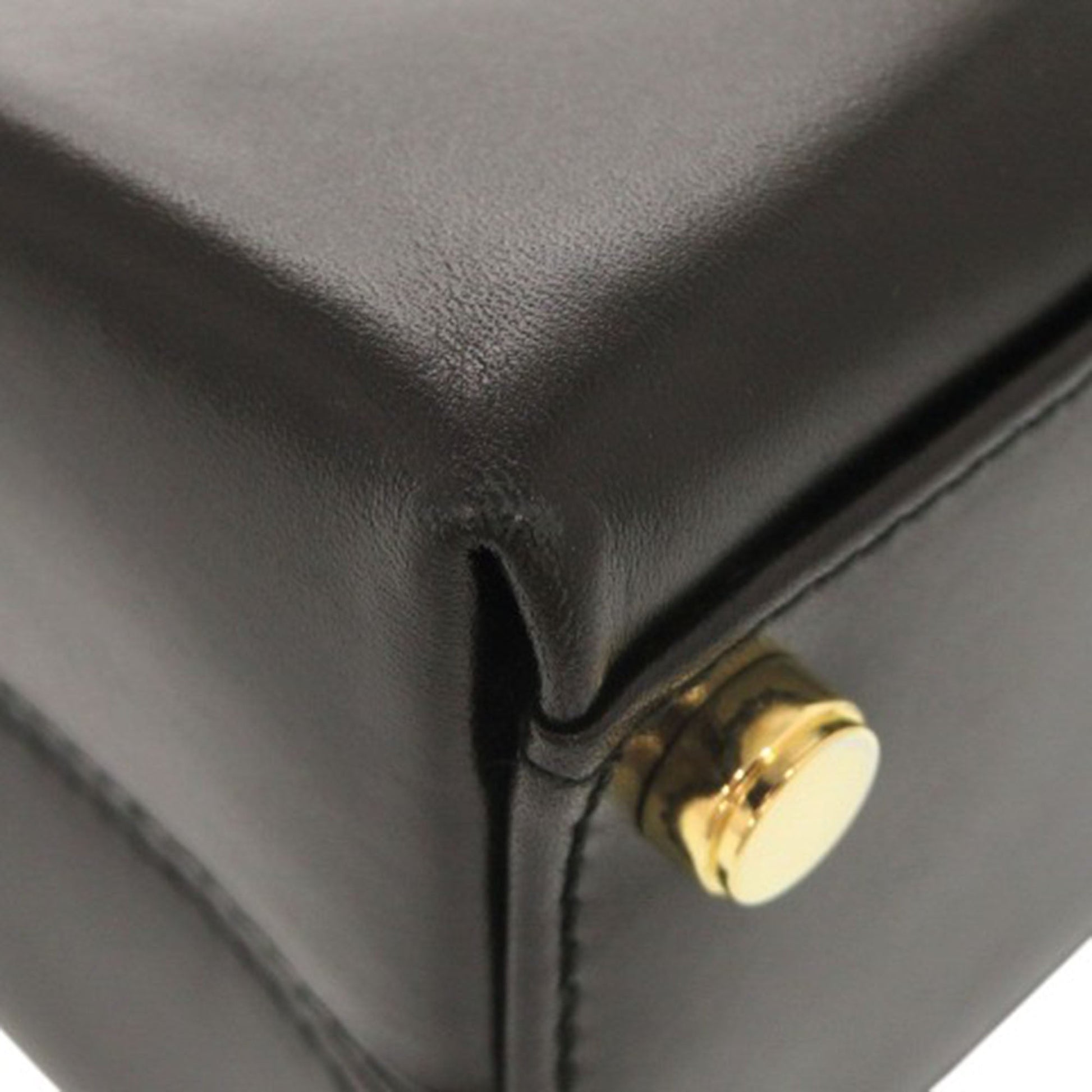 Ferragamo Leather Gancini Top Handle Bag