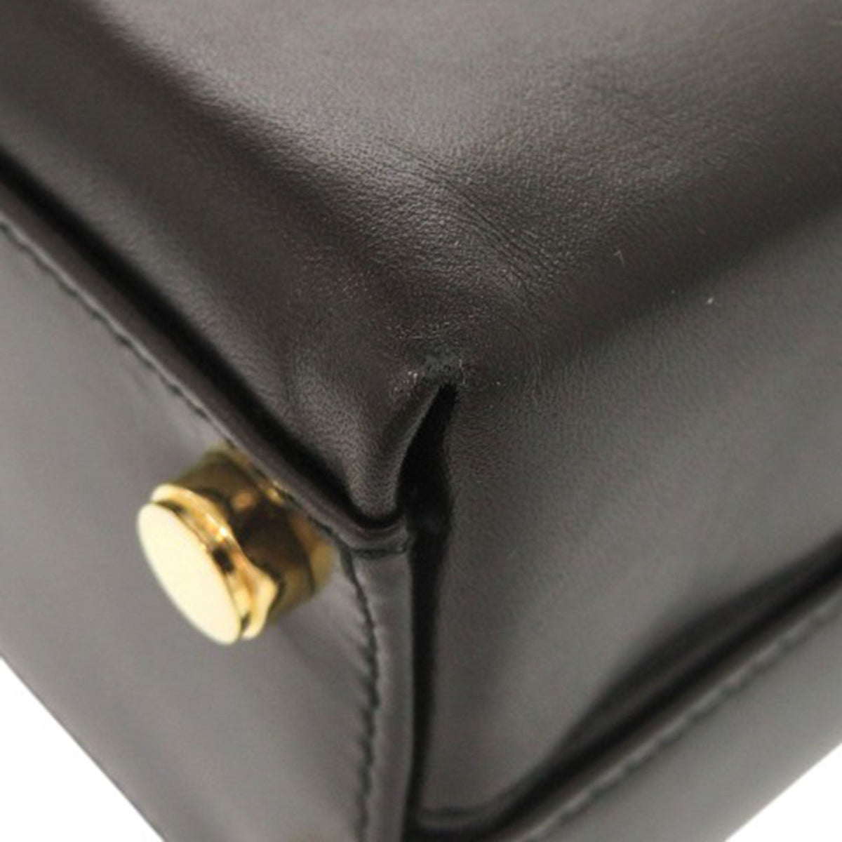 Ferragamo Leather Gancini Top Handle Bag