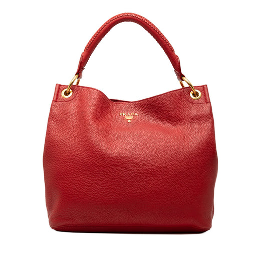 Prada Vitello Daino Hobo Bag
