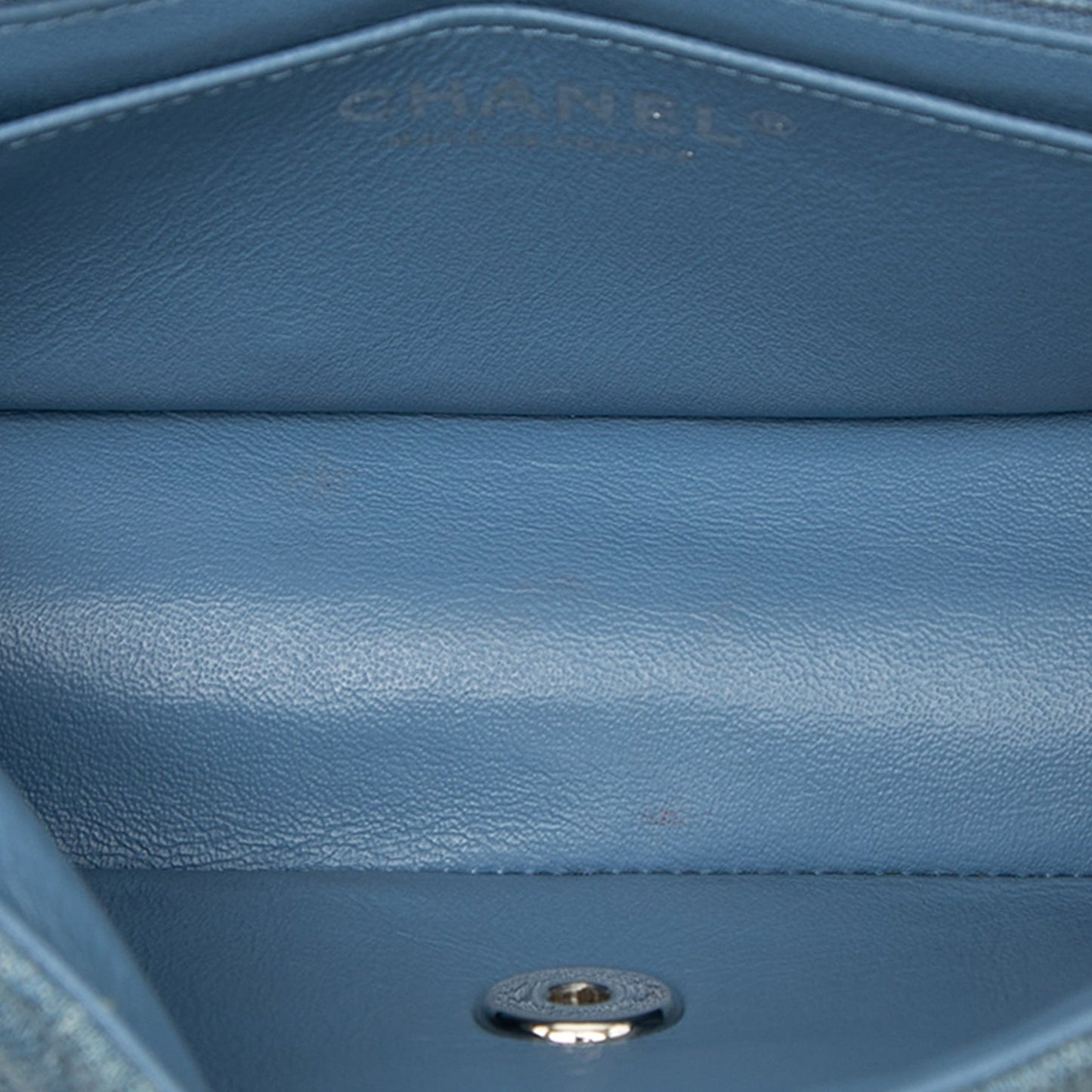 Chanel Mini Rectangular Classic Denim Braided Single Flap