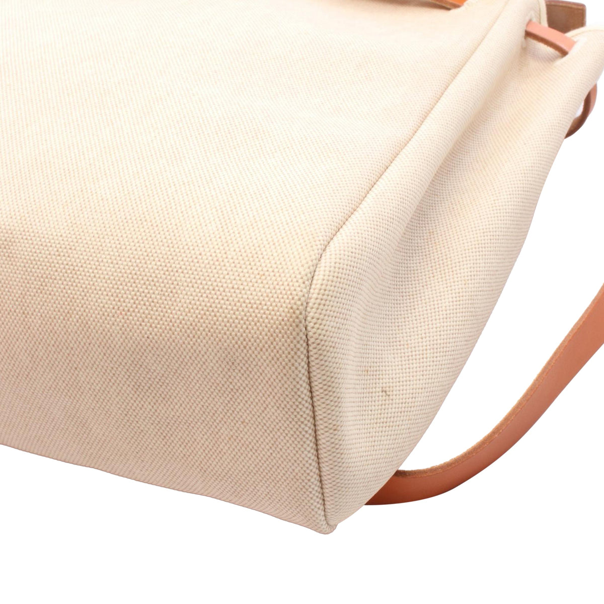 Hermès Toile Herbag Backpack PM — Beige