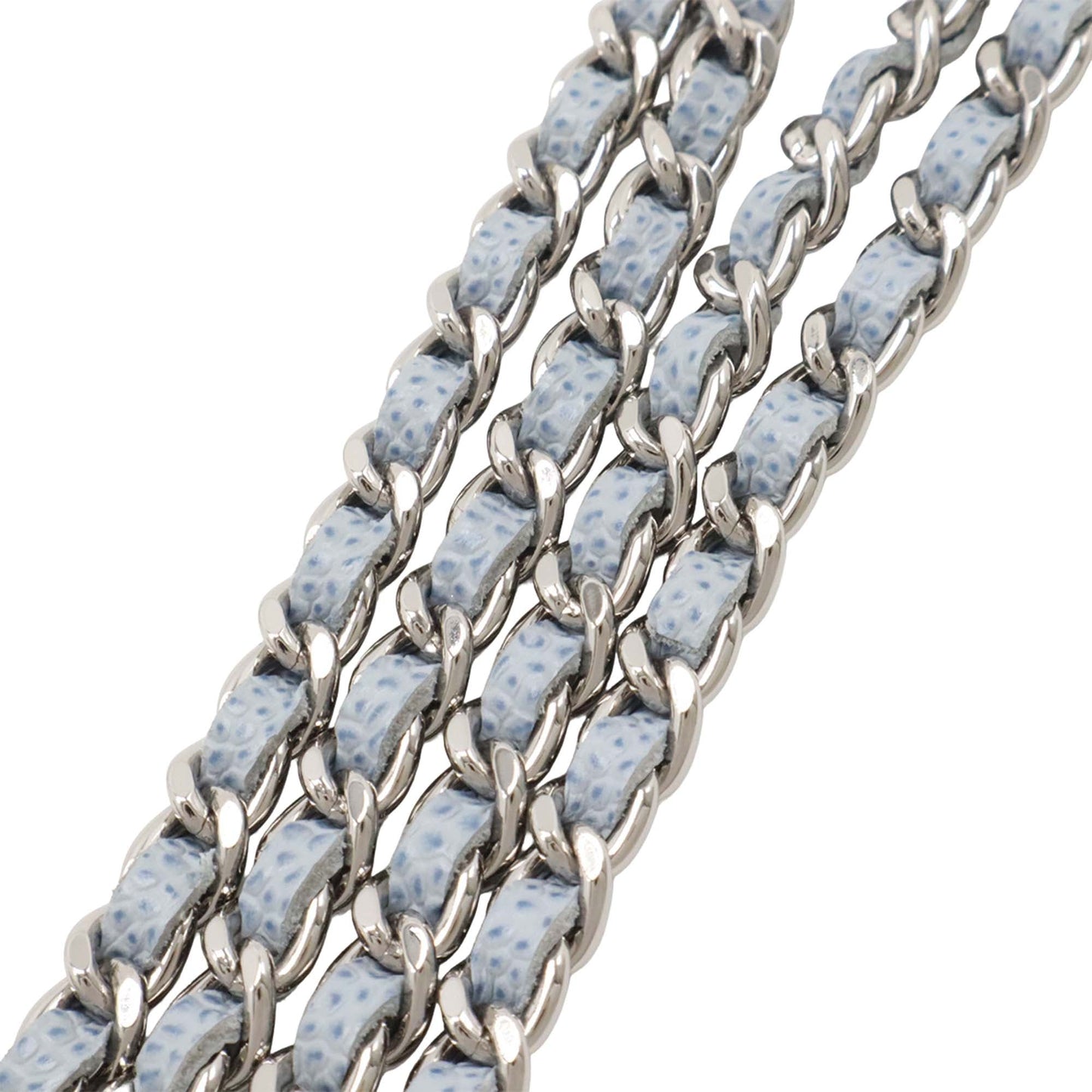 Chanel CC Caviar Half Moon Wallet on Chain