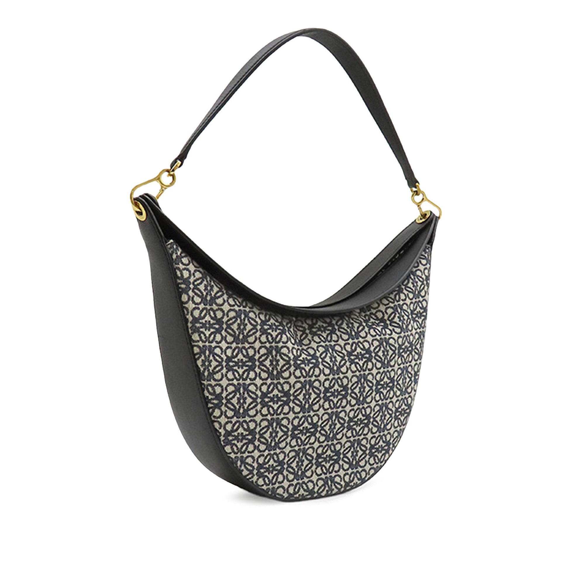 LOEWE Anagram Canvas Luna Hobo