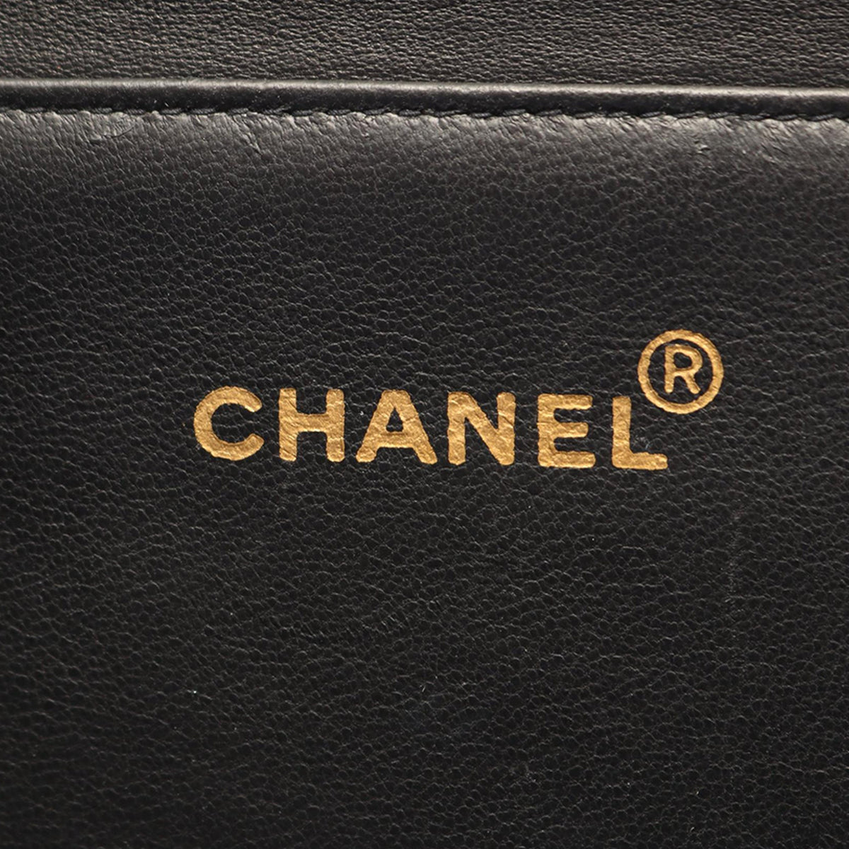 Chanel Quilted Lambskin Double Sided Flap — Black