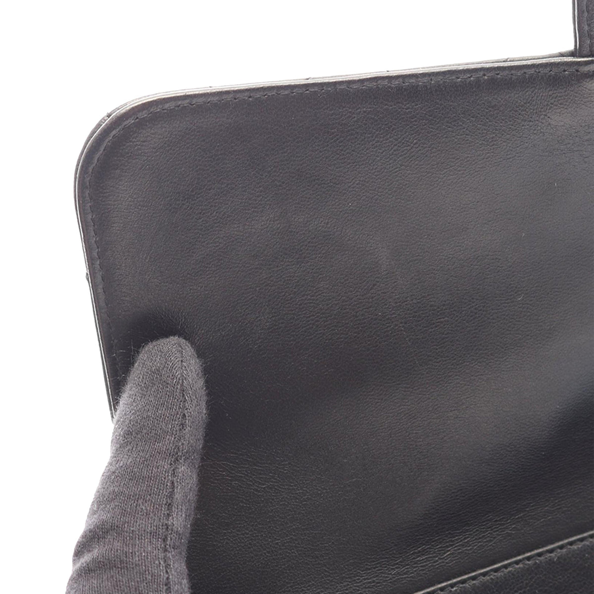 Chanel Quilted Lambskin Double Sided Flap — Black