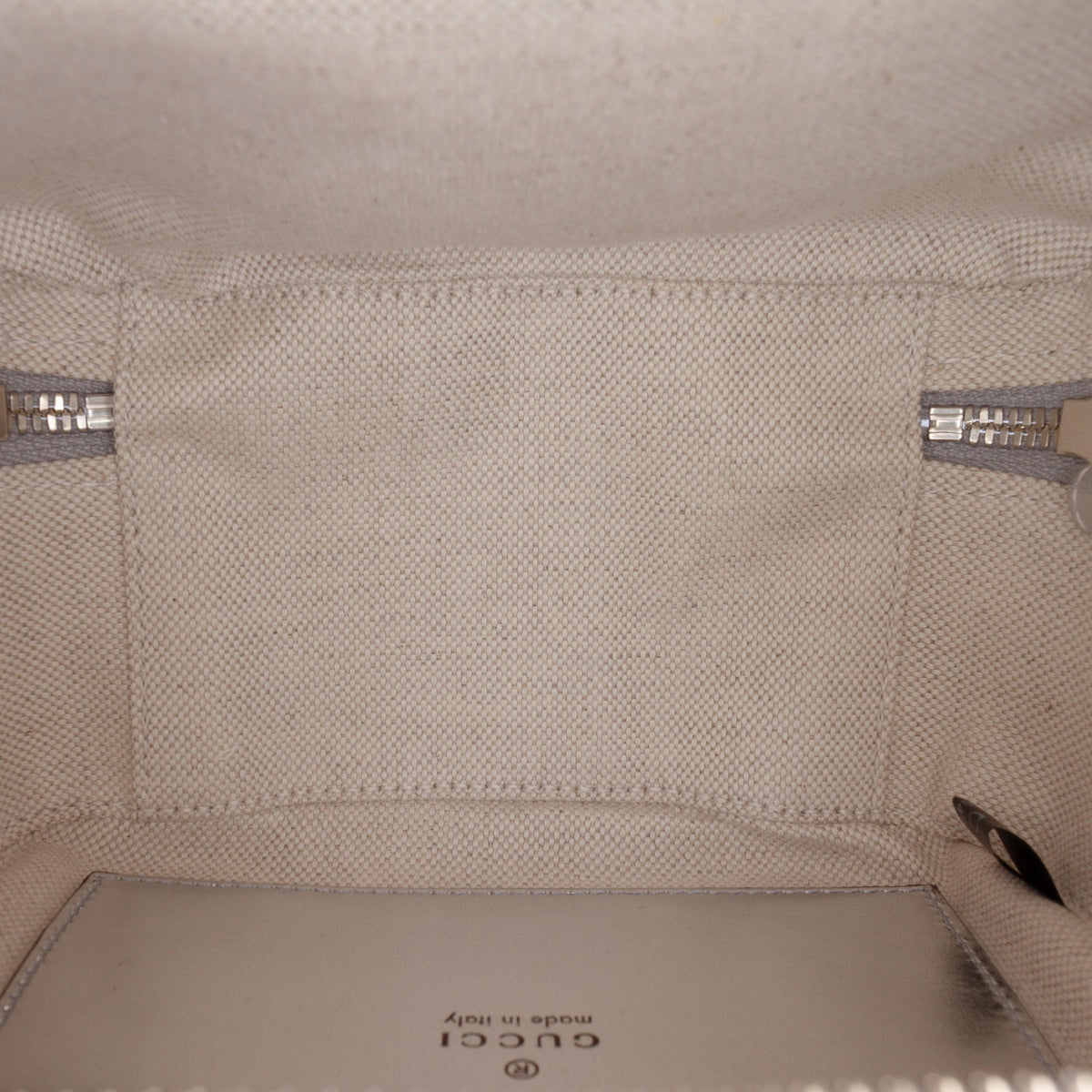 Gucci Matelasse Metallic Calfskin Blondie Top Handle Satchel — Silver