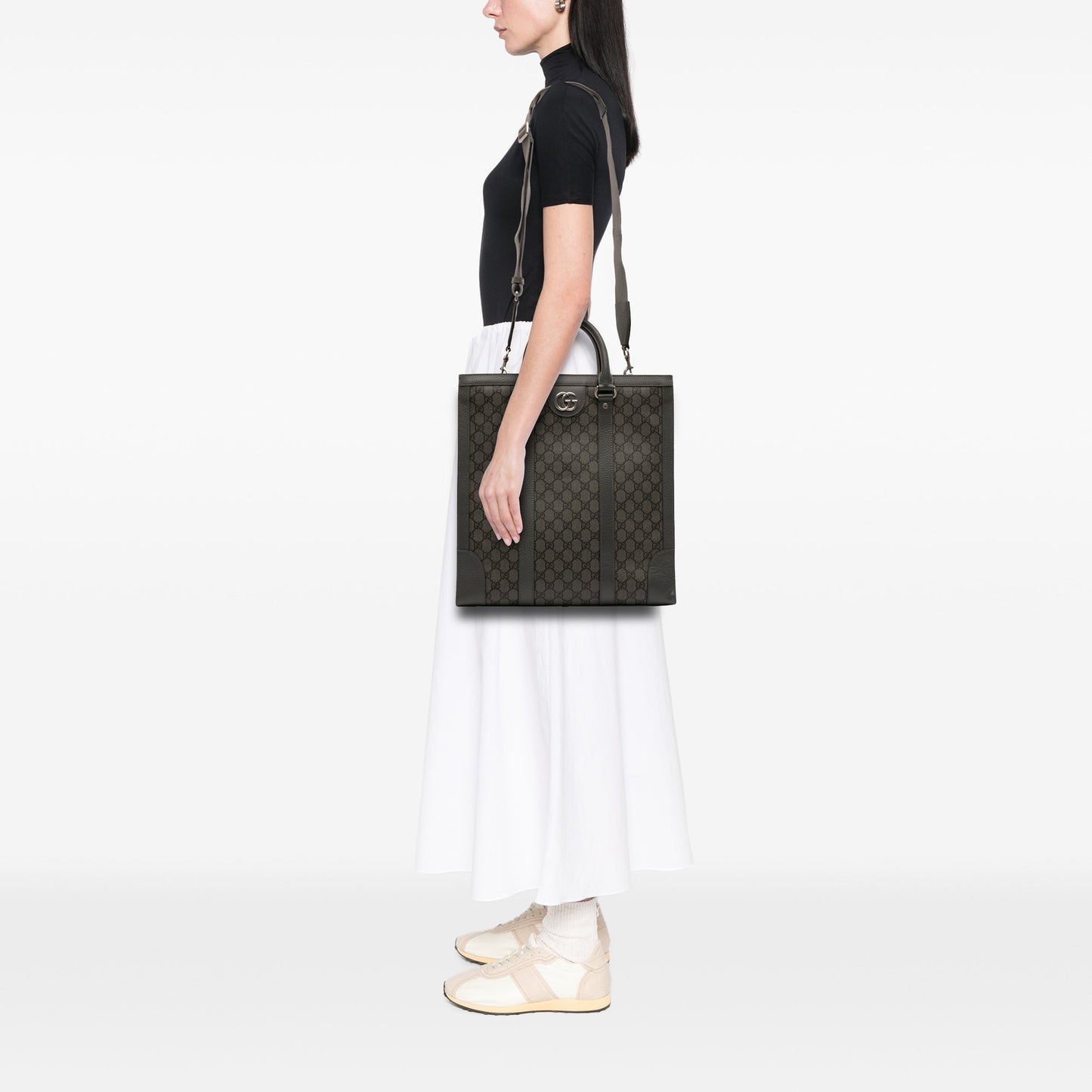 Gucci Medium GG Supreme Ophidia Satchel