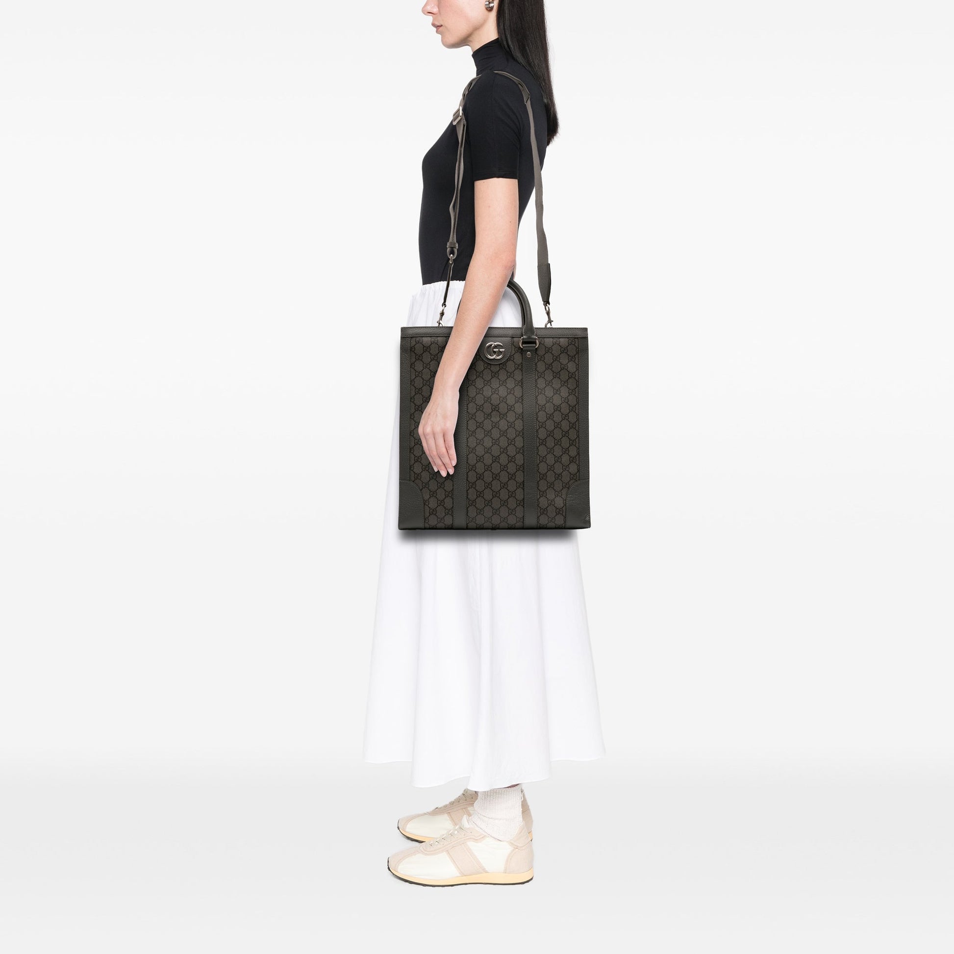Gucci Medium GG Supreme Ophidia Satchel