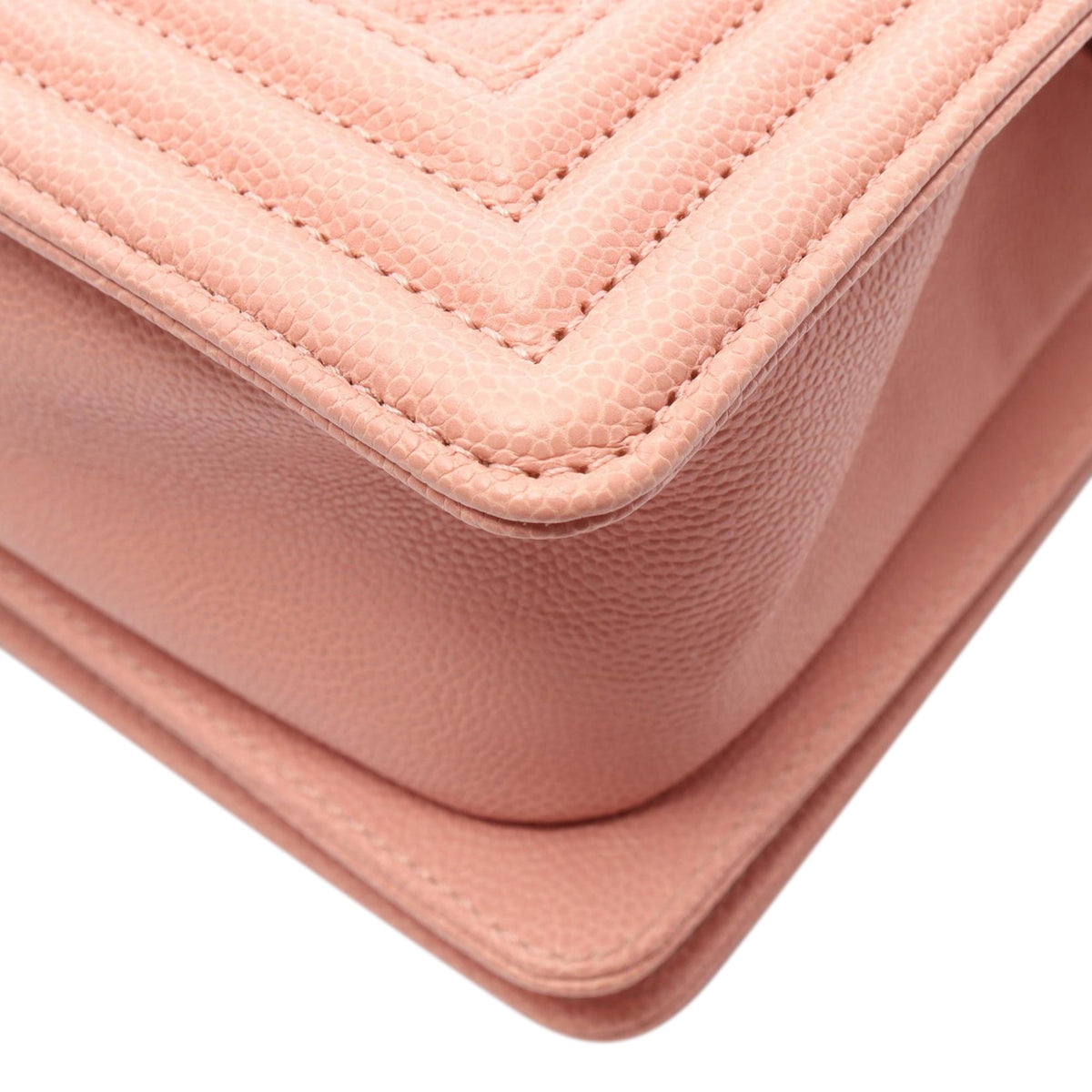 Chanel Old Medium Quilted Caviar Boy Flap