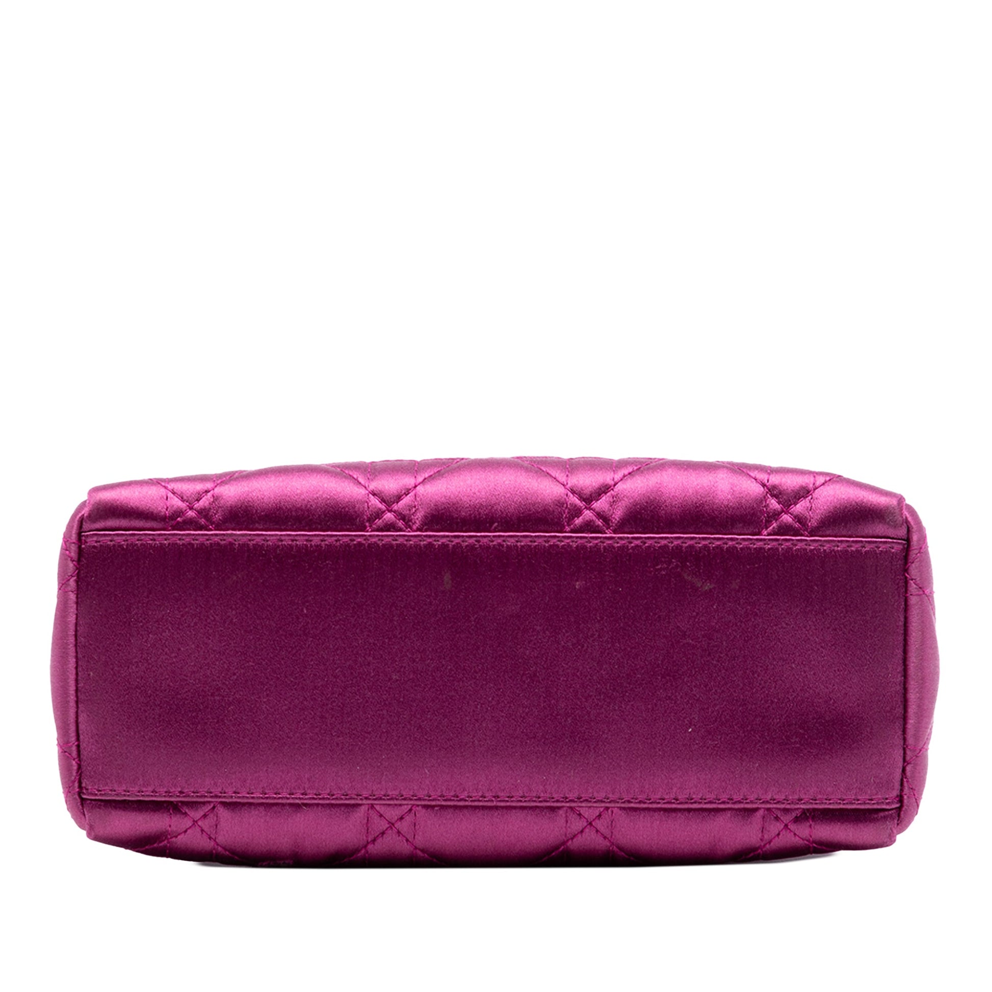 Mini Satin Cannage Lady Dior