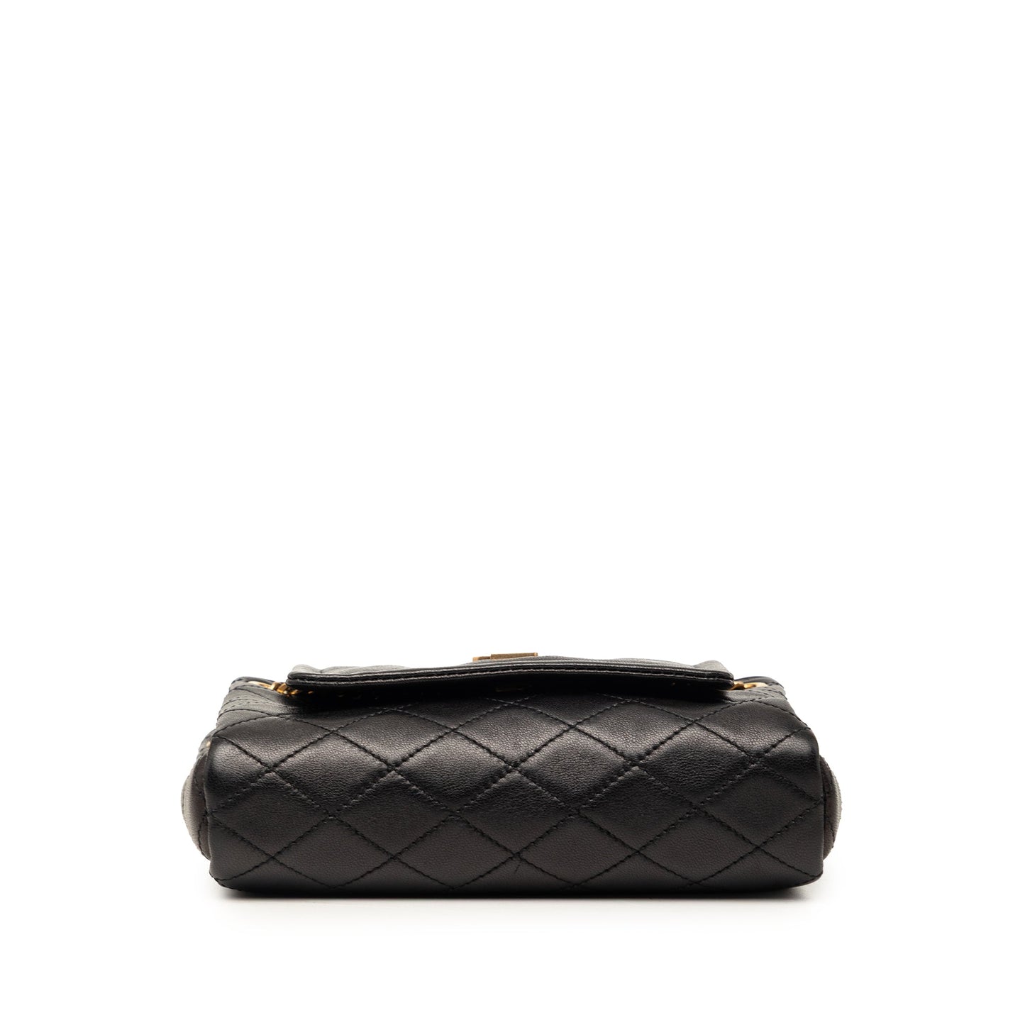 Saint Laurent Mini Quilted Lambskin Monogram Nolita Bag
