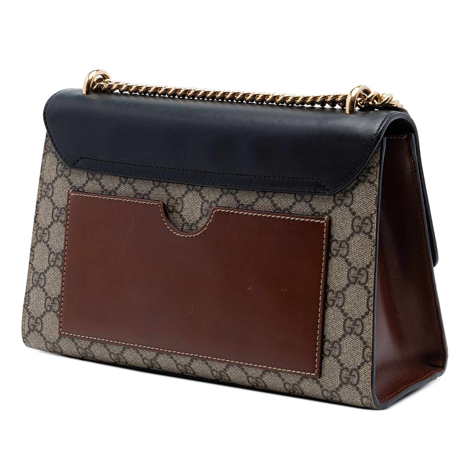 Gucci Medium GG Supreme Padlock Shoulder Bag