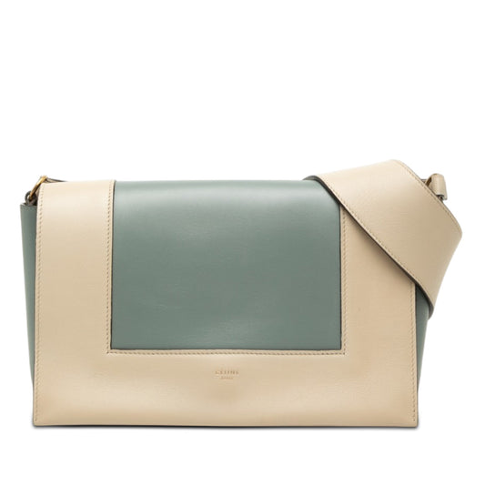 Celine Medium Shiny Smooth Calfskin Frame Shoulder Bag